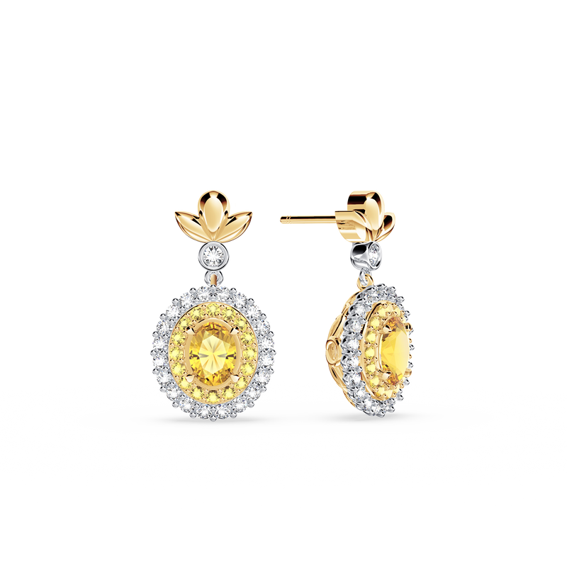 Original Angel Yellow Diamond Earrings