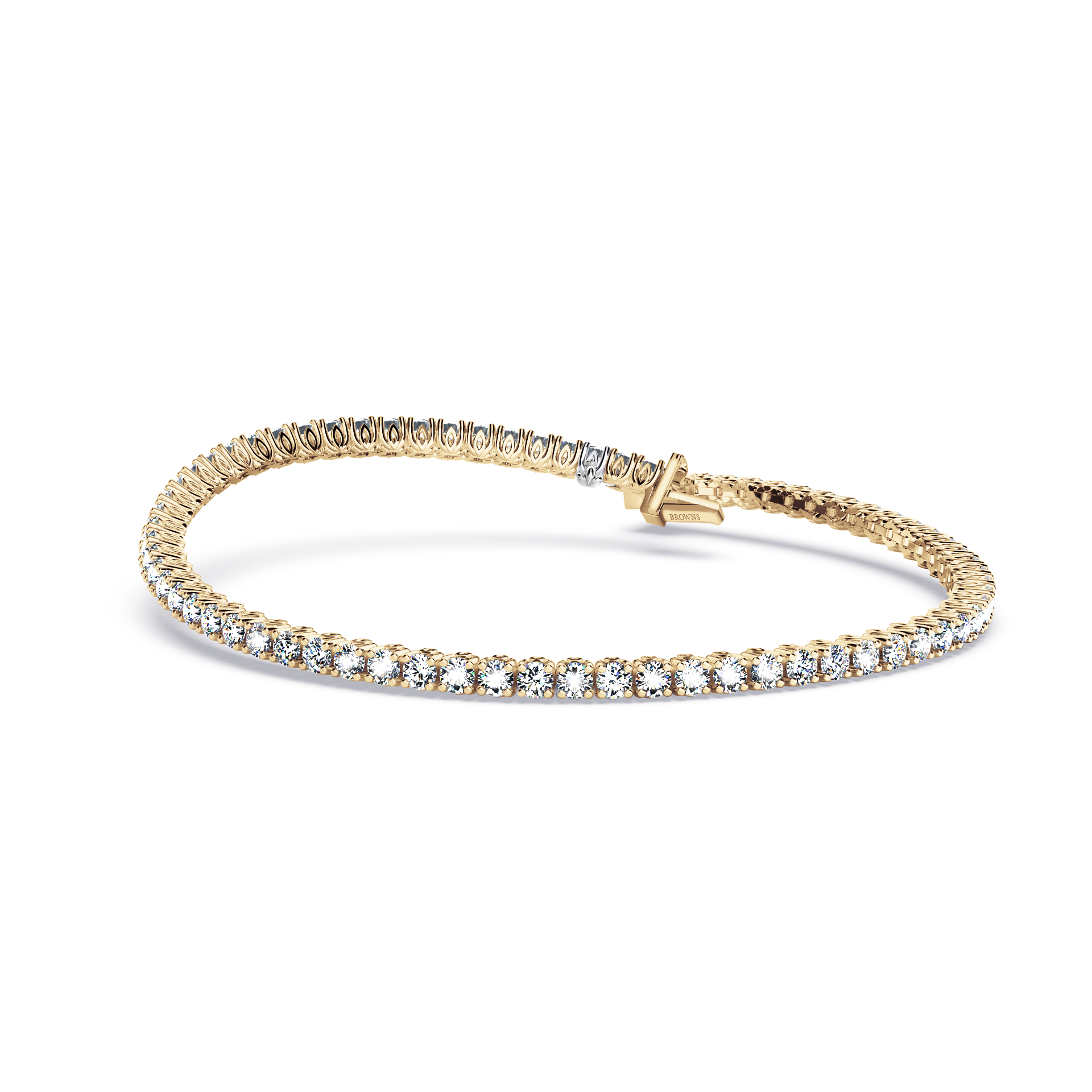 Browns Diamond Tennis Bracelet - Small