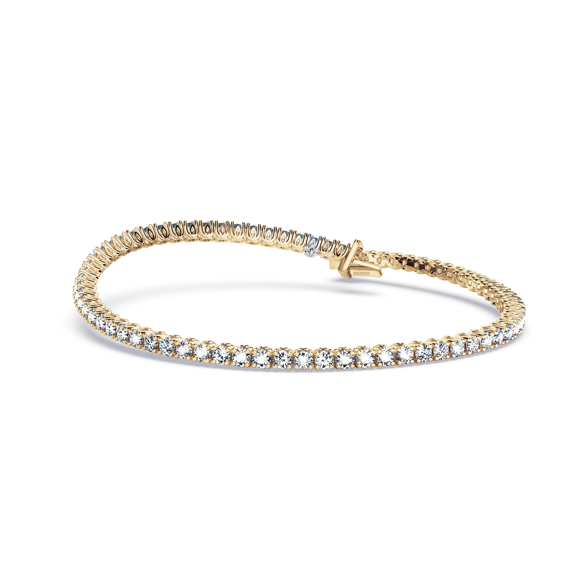 Browns Diamond Tennis Bracelet - Small