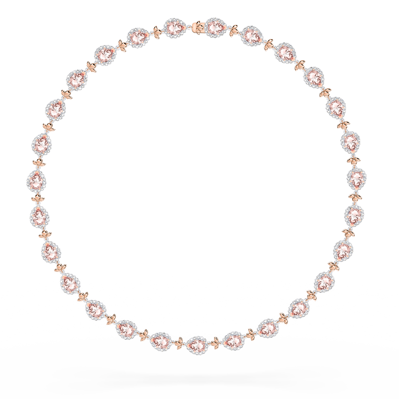 Original Angel Morganite and Diamond Garland Necklace