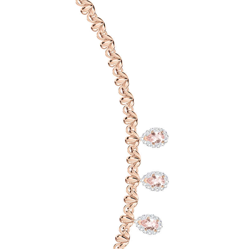 Original Angel Morganite and Diamond Peacock Necklace