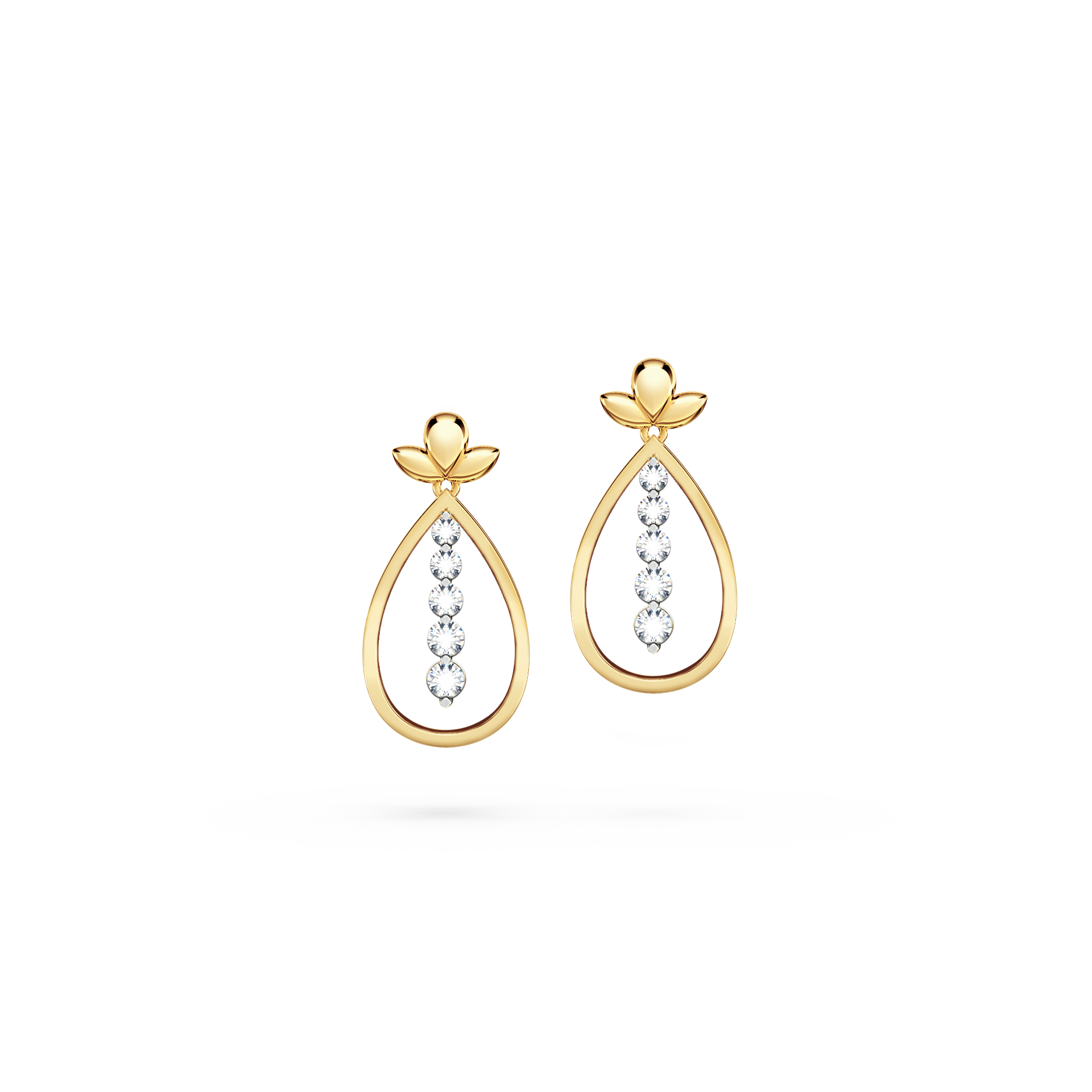 Angel Art Journey Diamond Earrings - Small