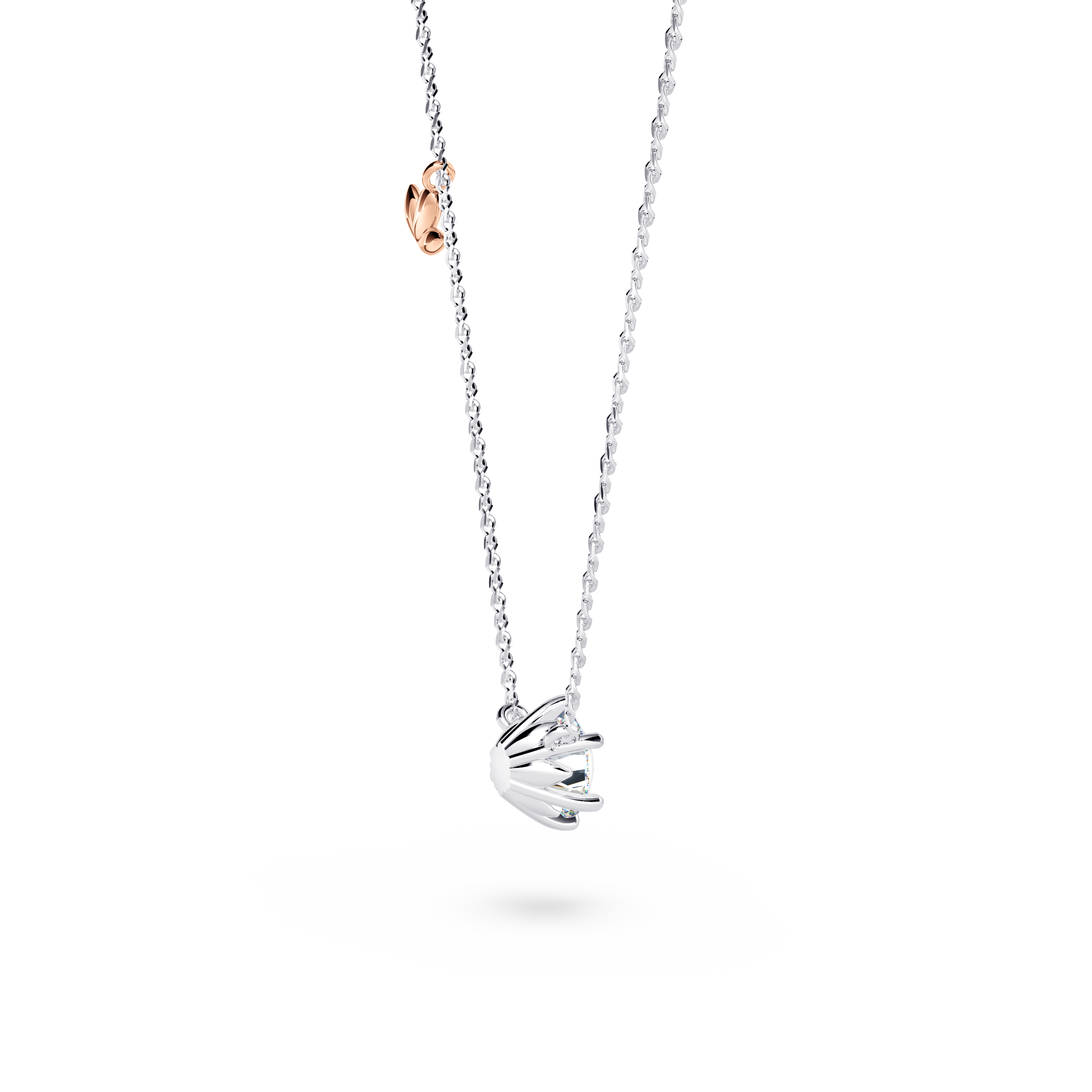 Protea Diamond Solitaire Necklace