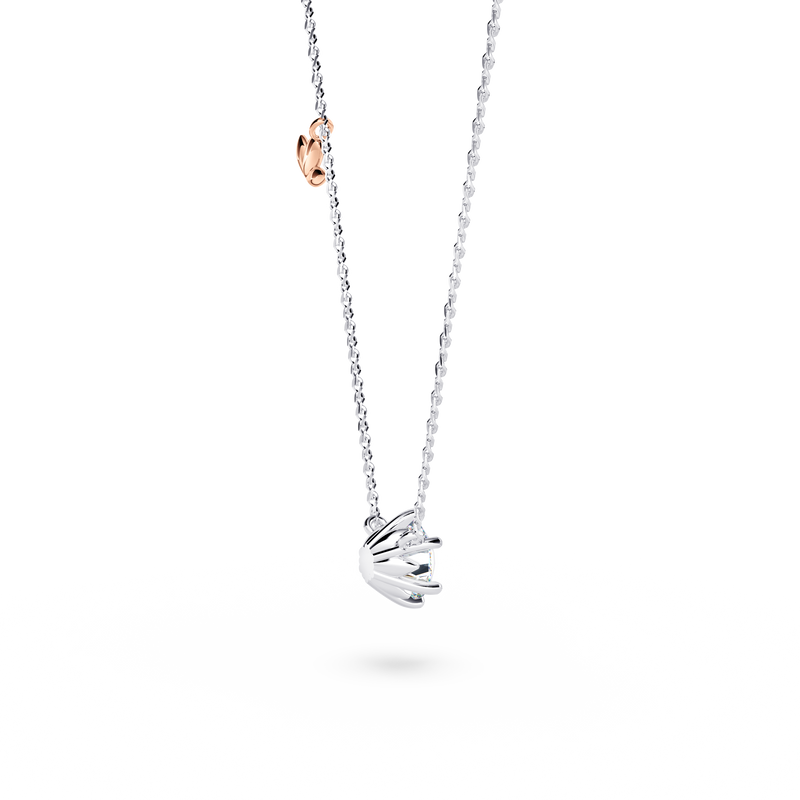 Protea Diamond Solitaire Necklace
