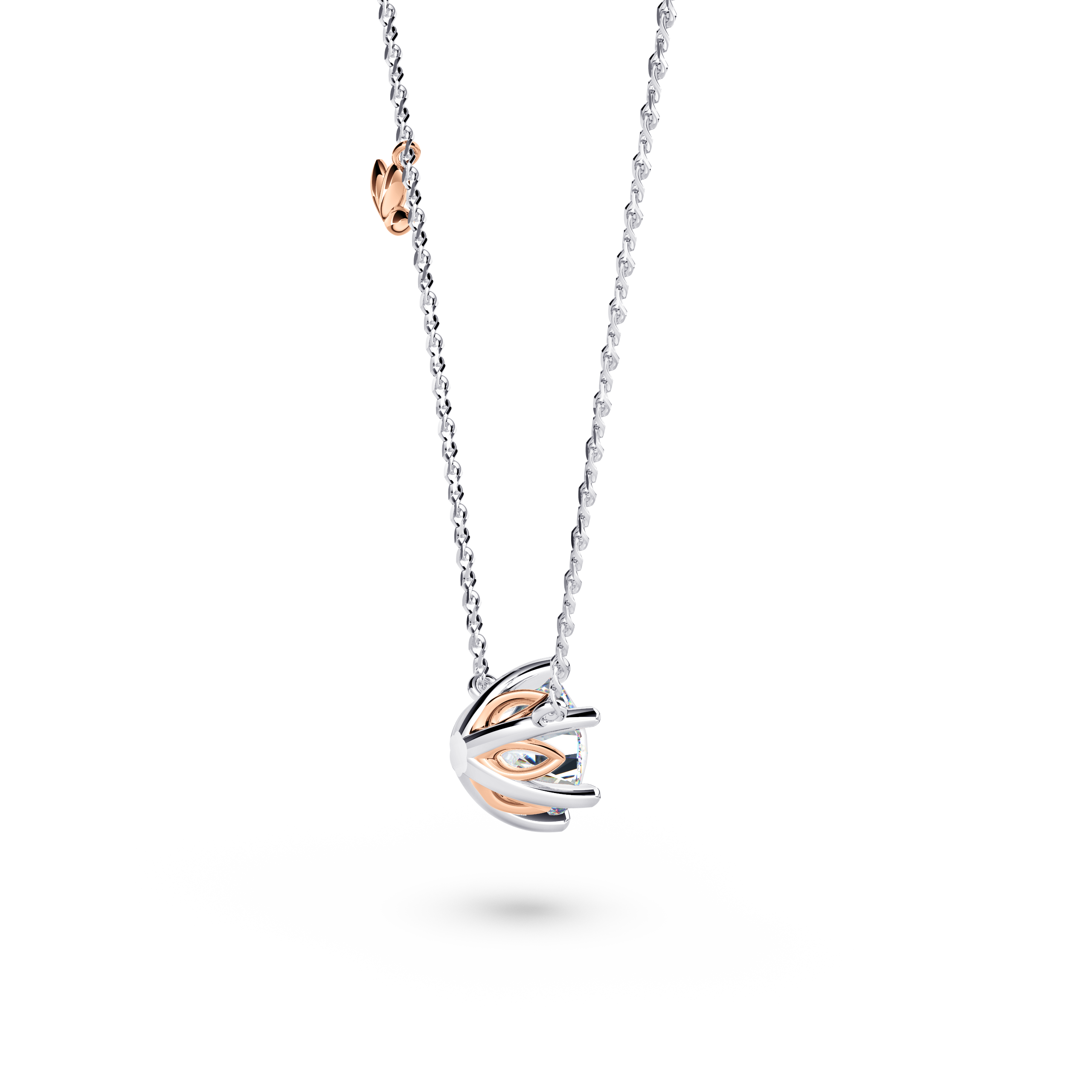 Protea Diamond Solitaire Necklace
