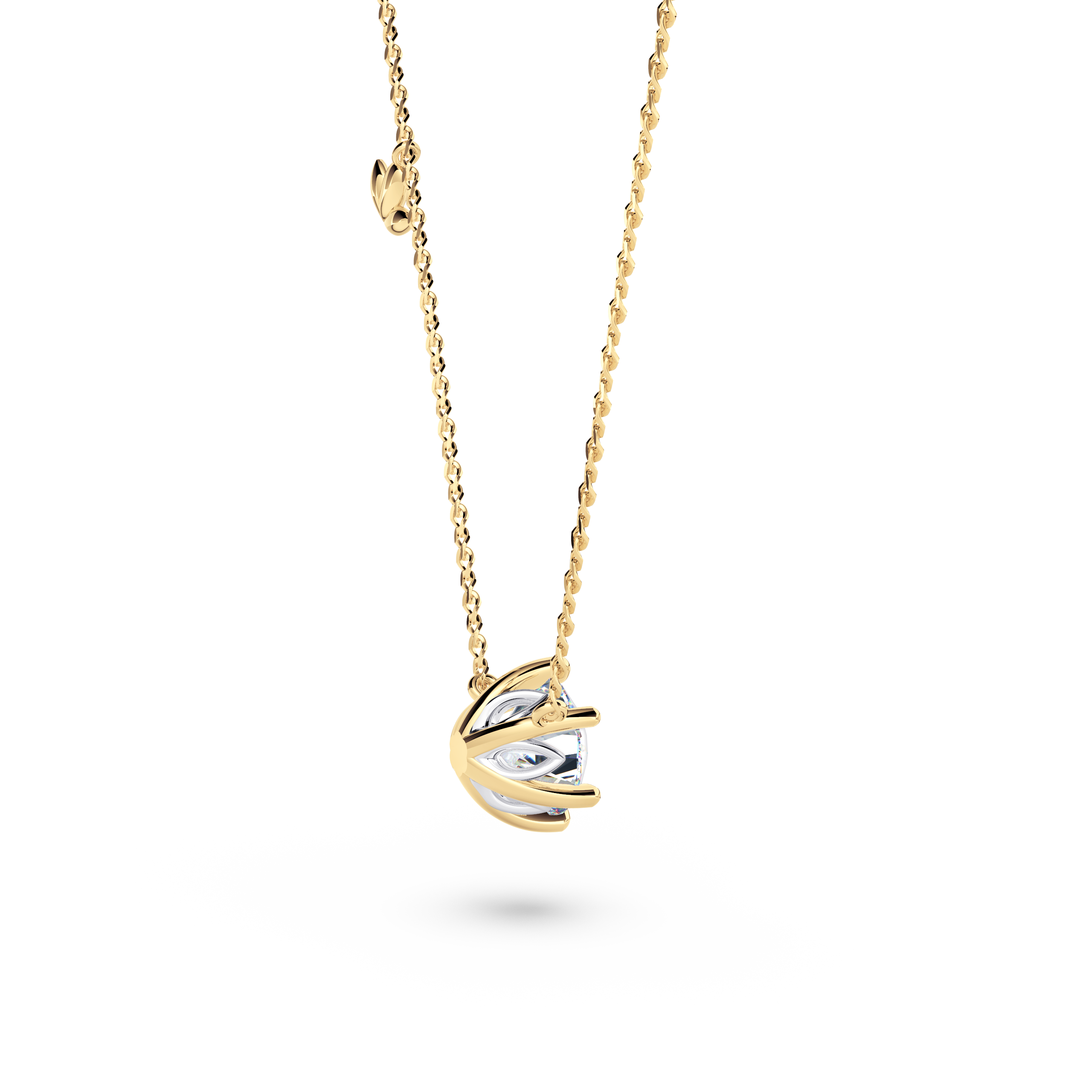 Protea Diamond Solitaire Necklace