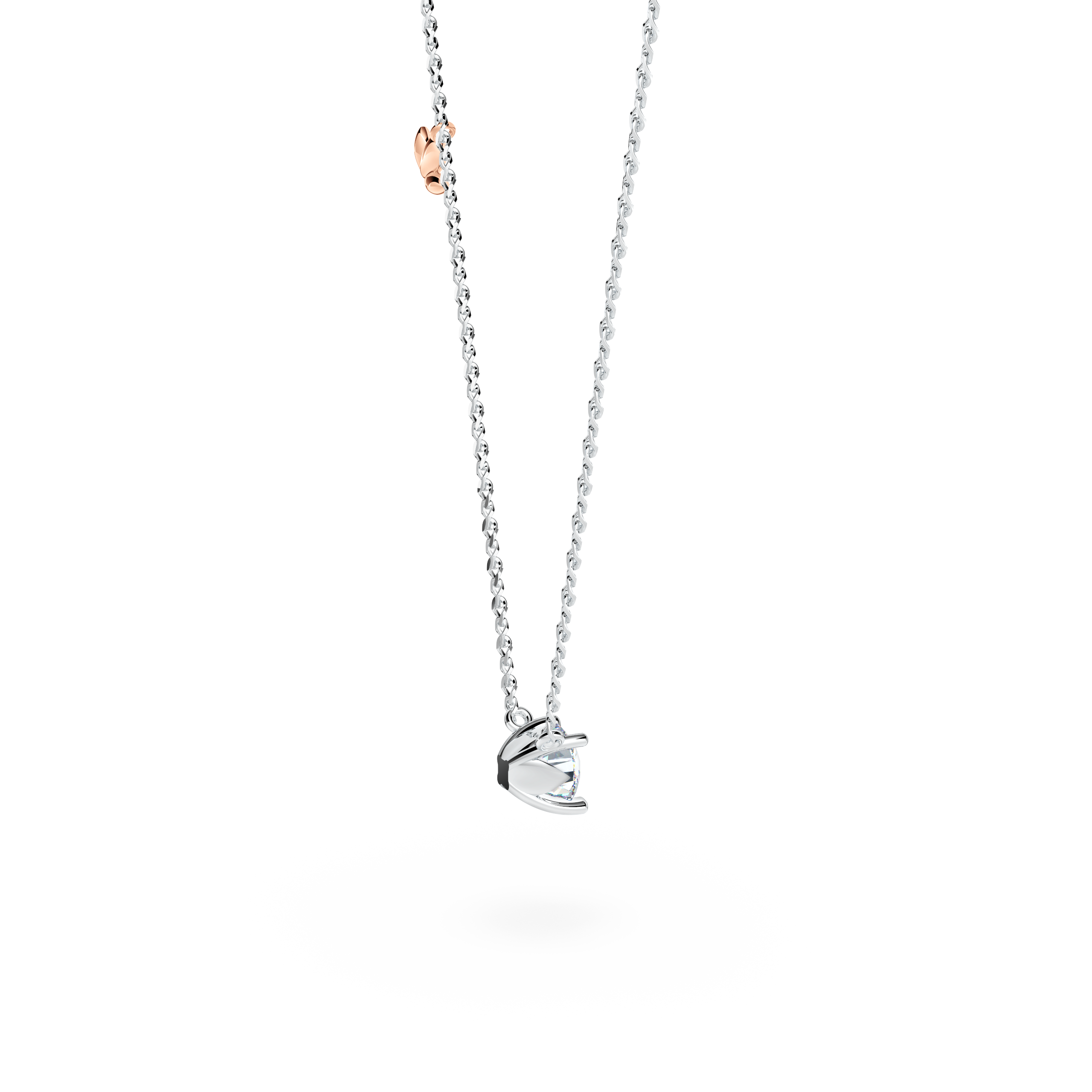 Protea Diamond Solitaire Necklace
