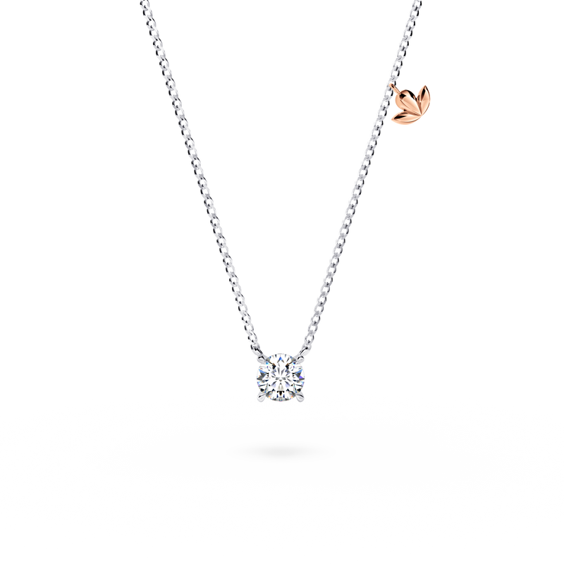 Protea Diamond Solitaire Necklace