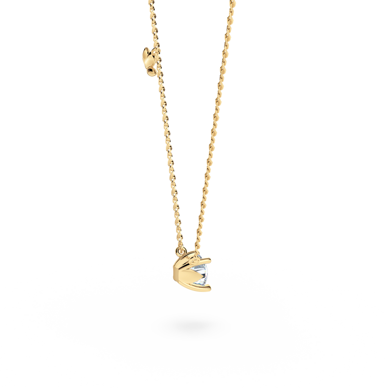 Protea Diamond Solitaire Necklace