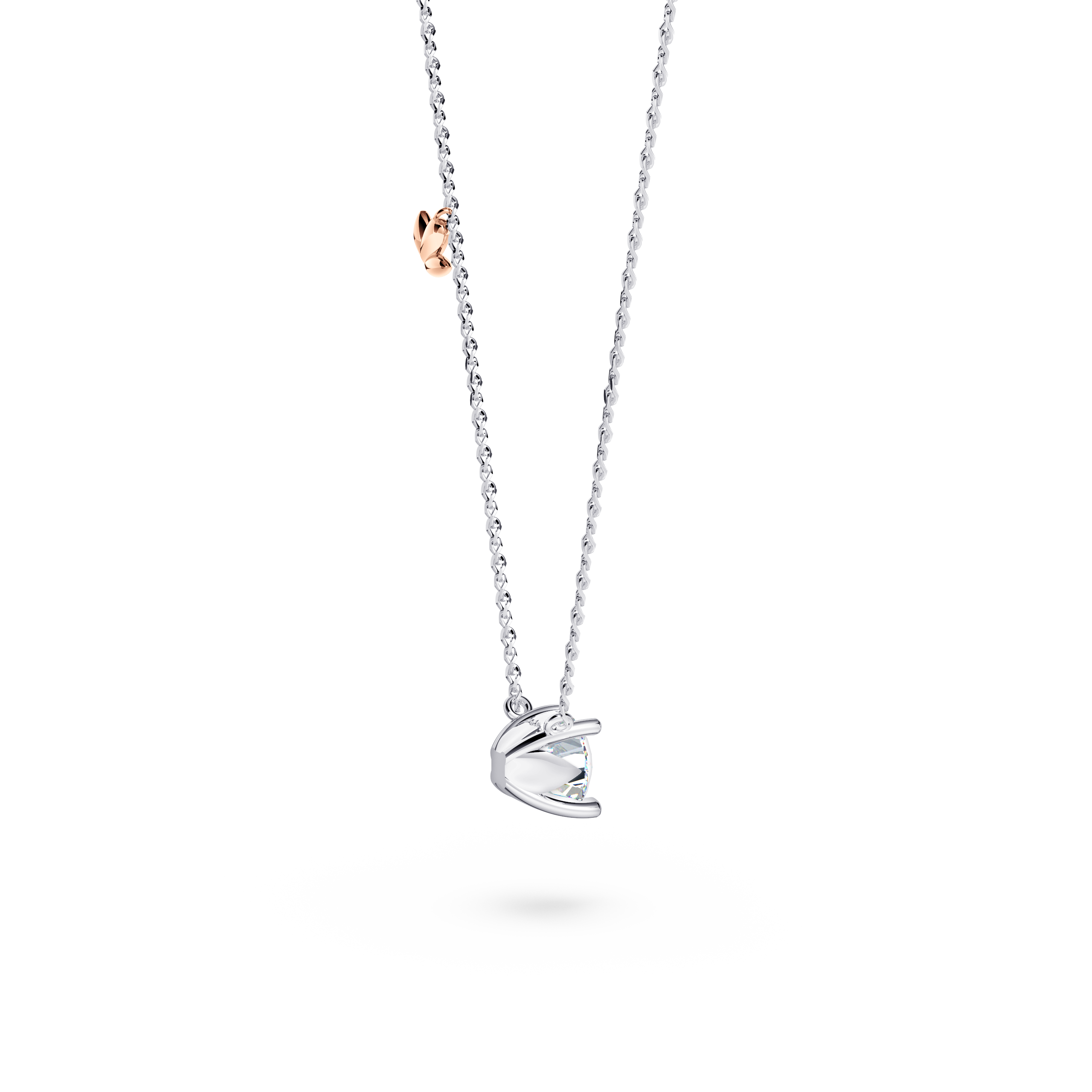 Protea Diamond Solitaire Necklace