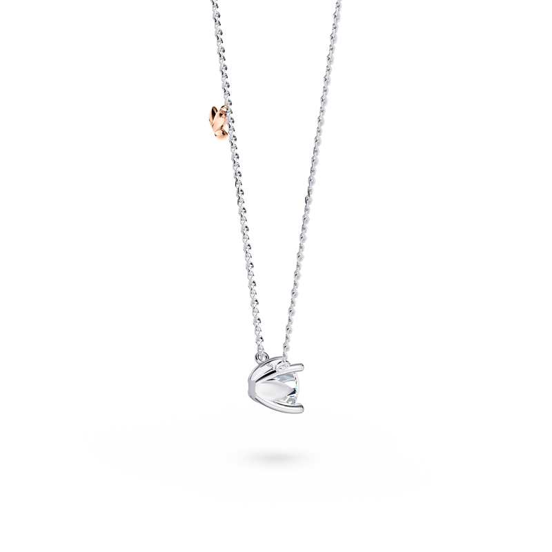 Protea Diamond Solitaire Necklace
