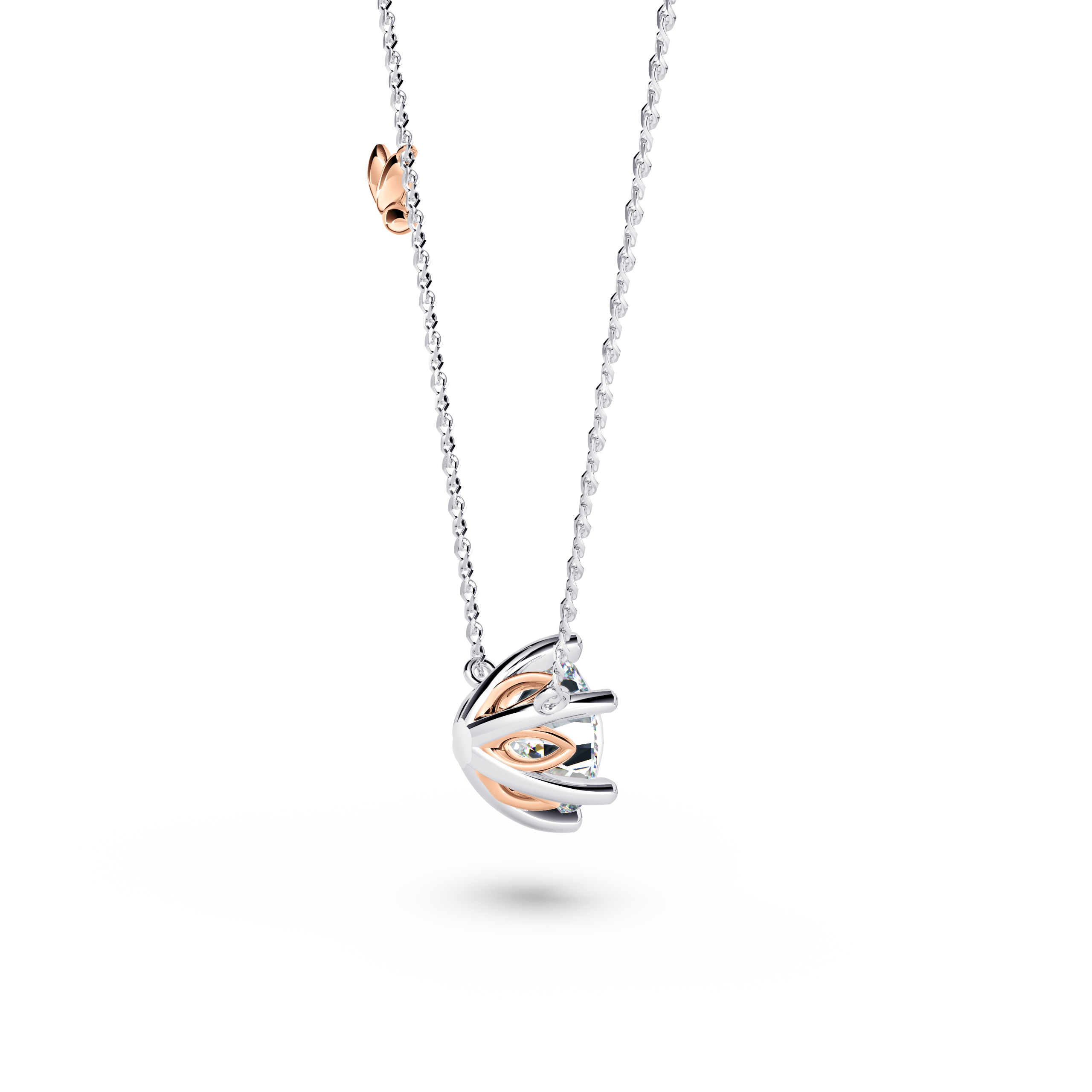 Protea Diamond Solitaire Necklace