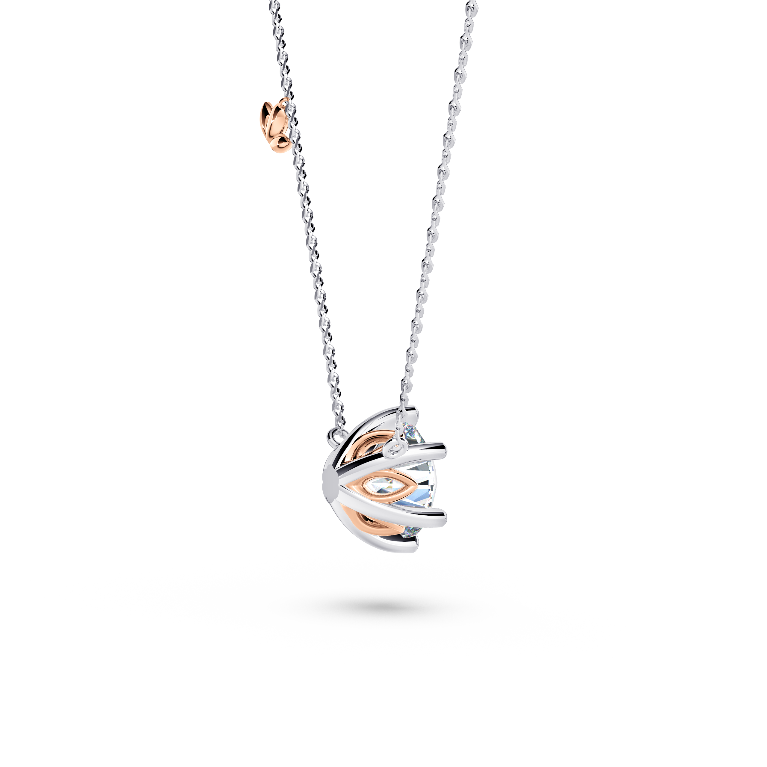 Protea Diamond Solitaire Necklace