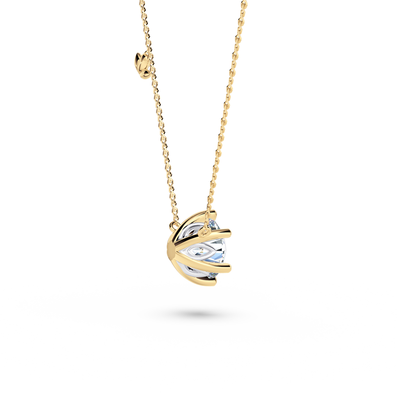 Protea Diamond Solitaire Necklace