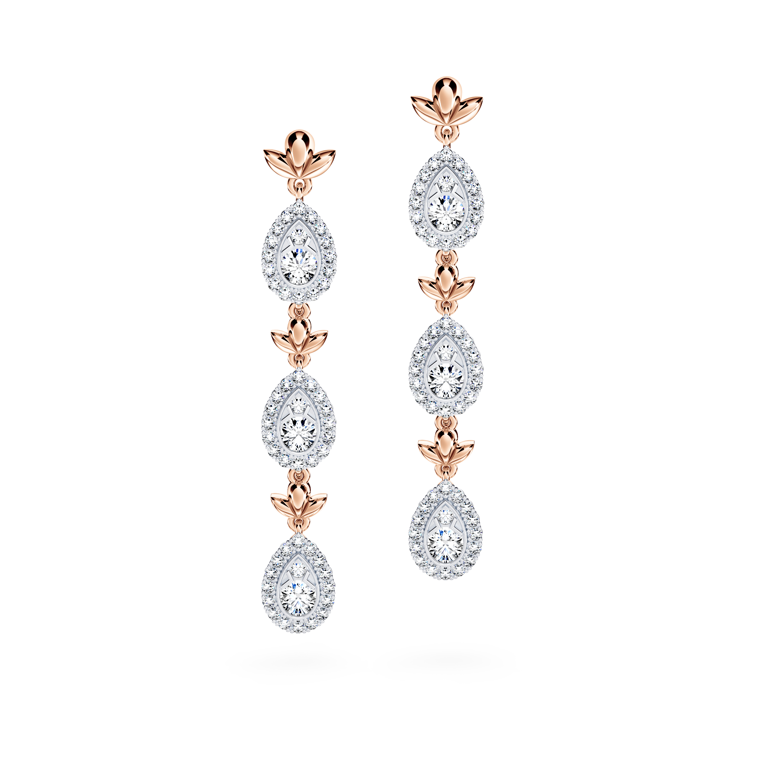 Diamond Garland Earrings