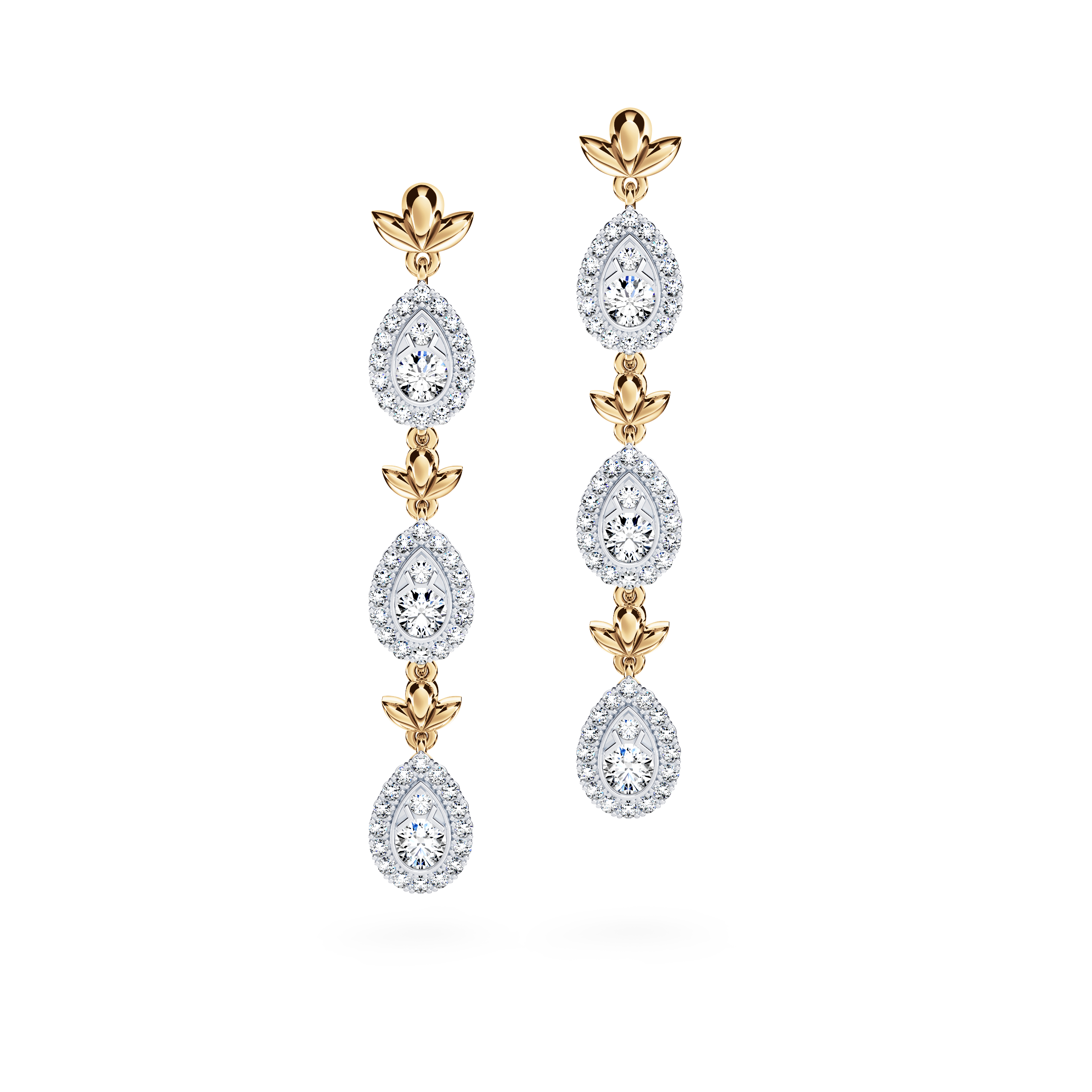 Diamond Garland Earrings