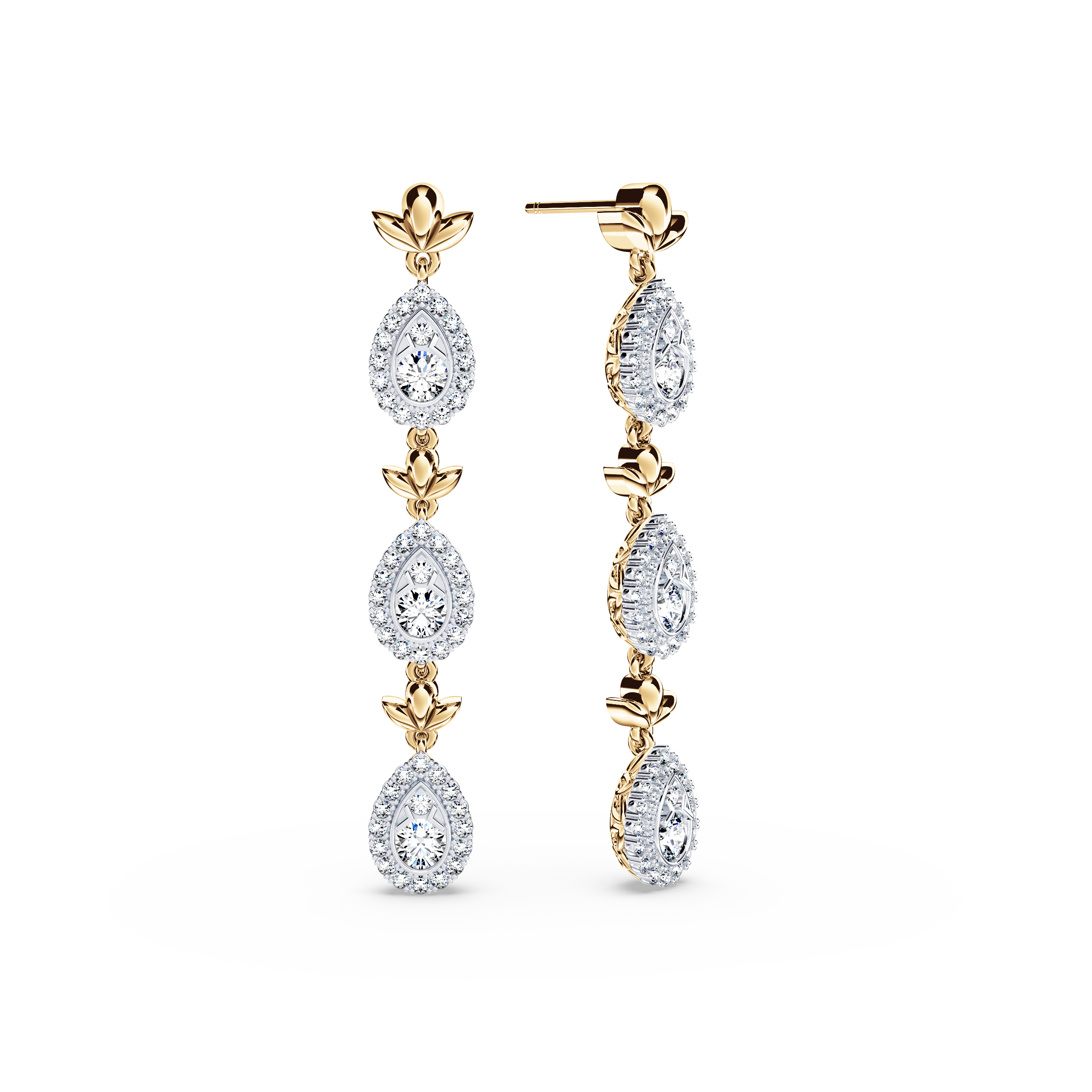 Diamond Garland Earrings