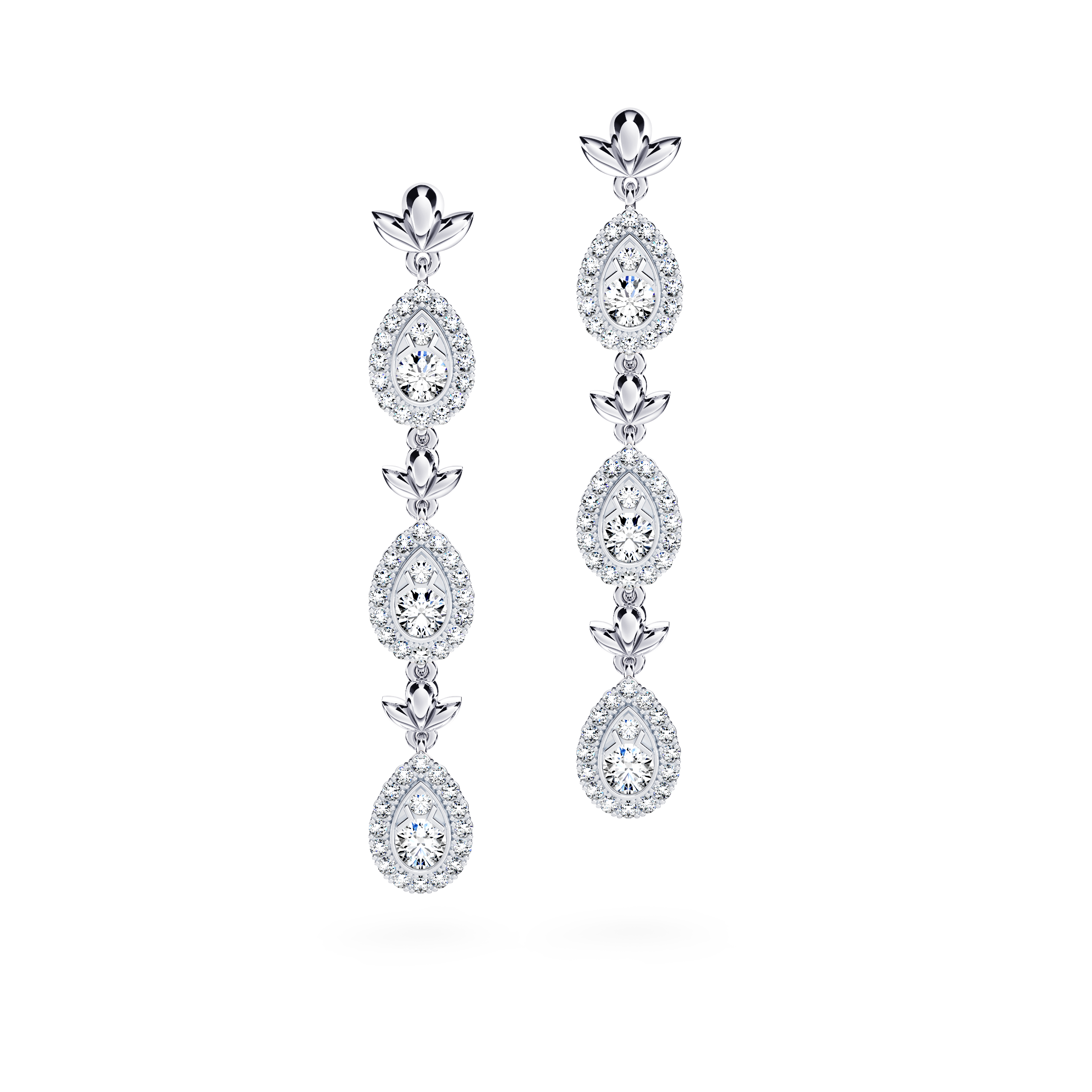 Diamond Garland Earrings