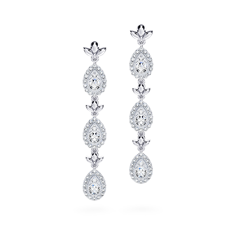Diamond Garland Earrings