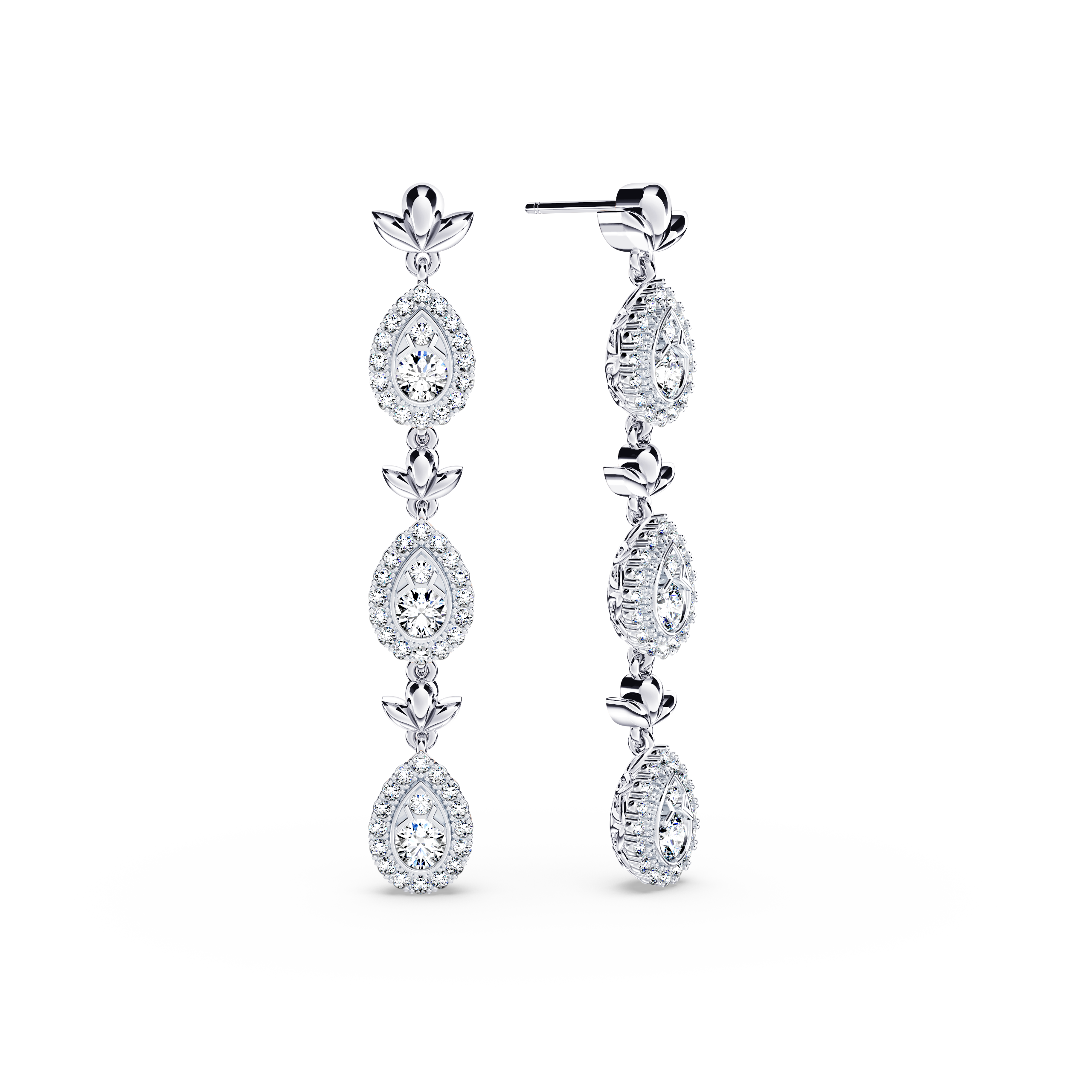 Diamond Garland Earrings