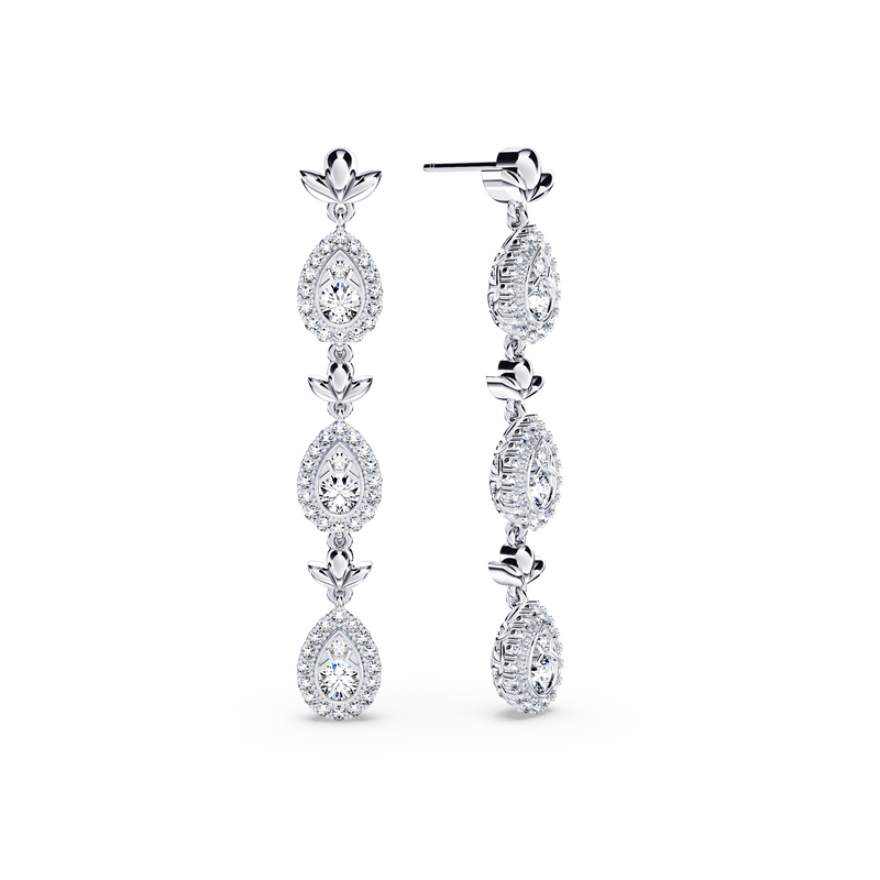 Diamond Garland Earrings
