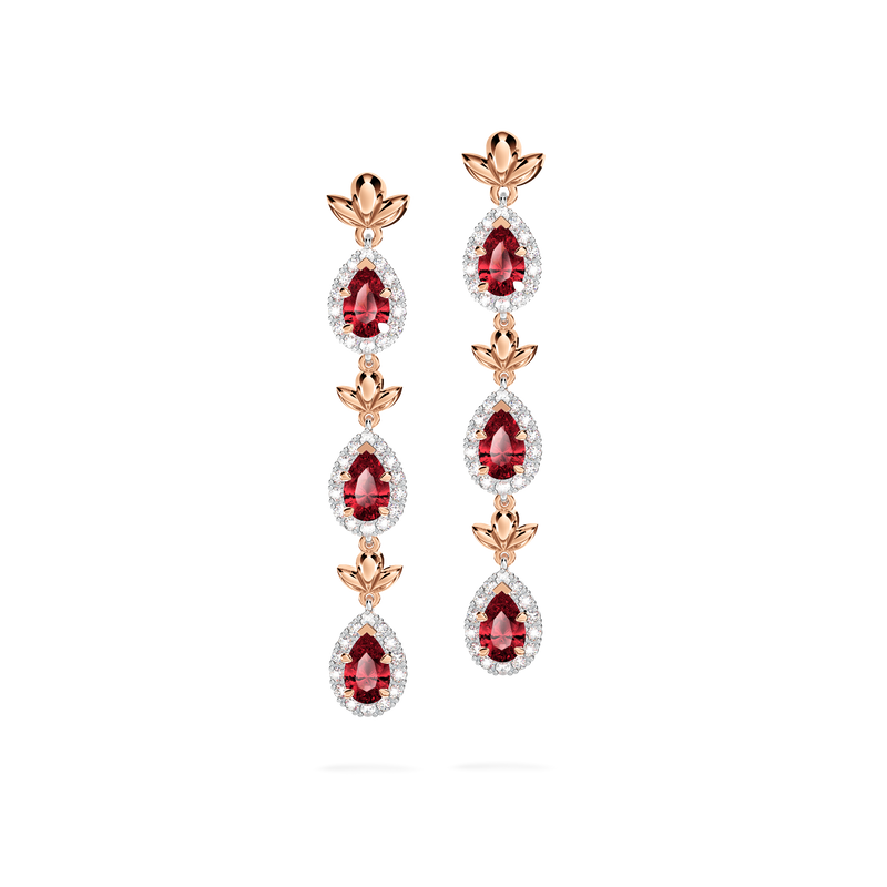 Ruby Garland Earrings