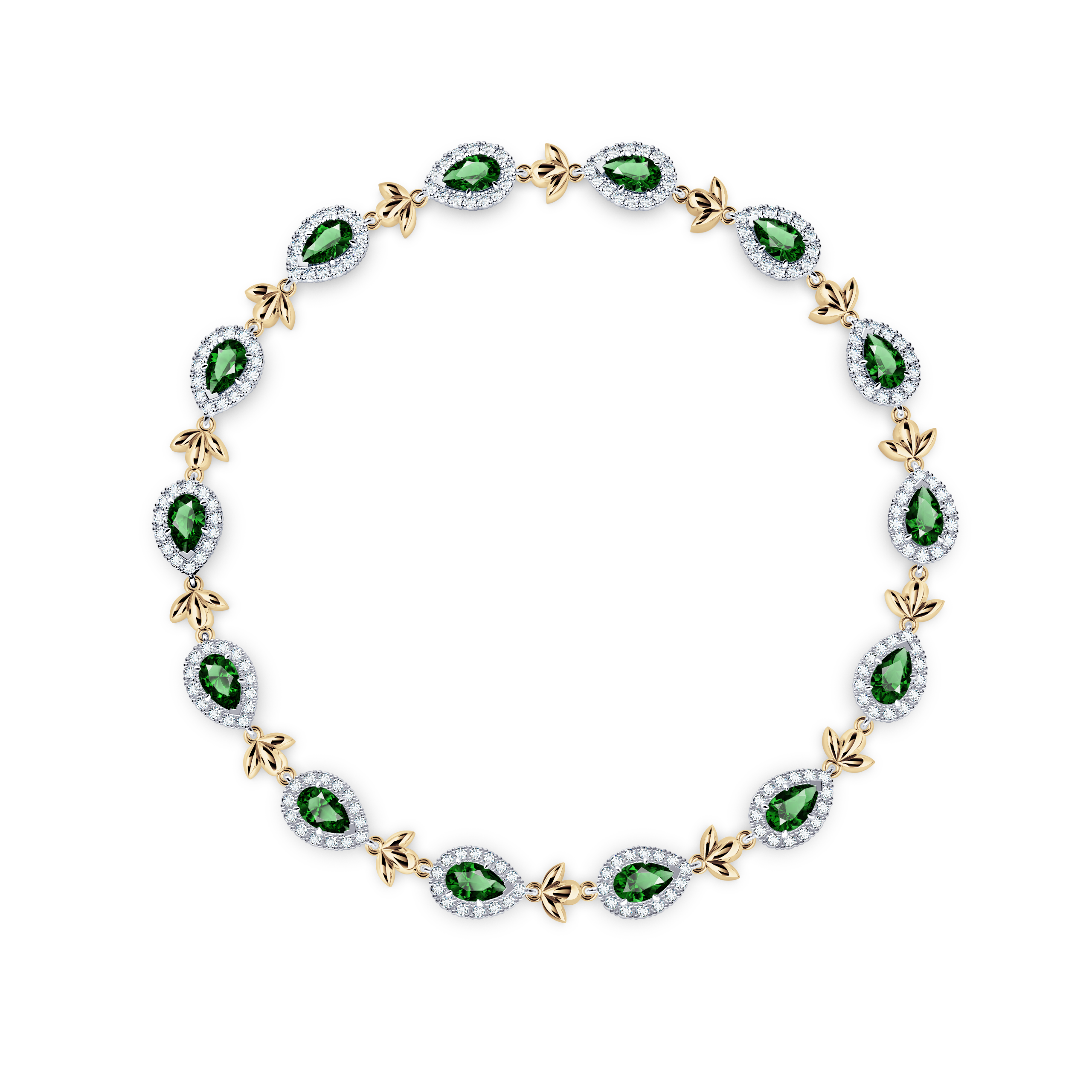 Emerald Garland Bracelet