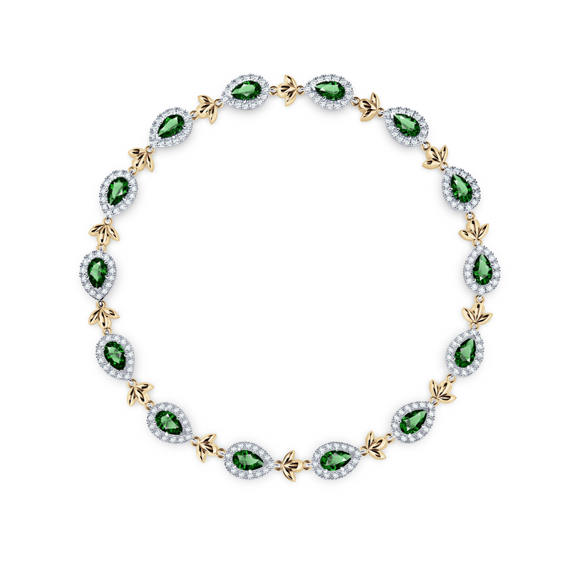 Emerald Garland Bracelet