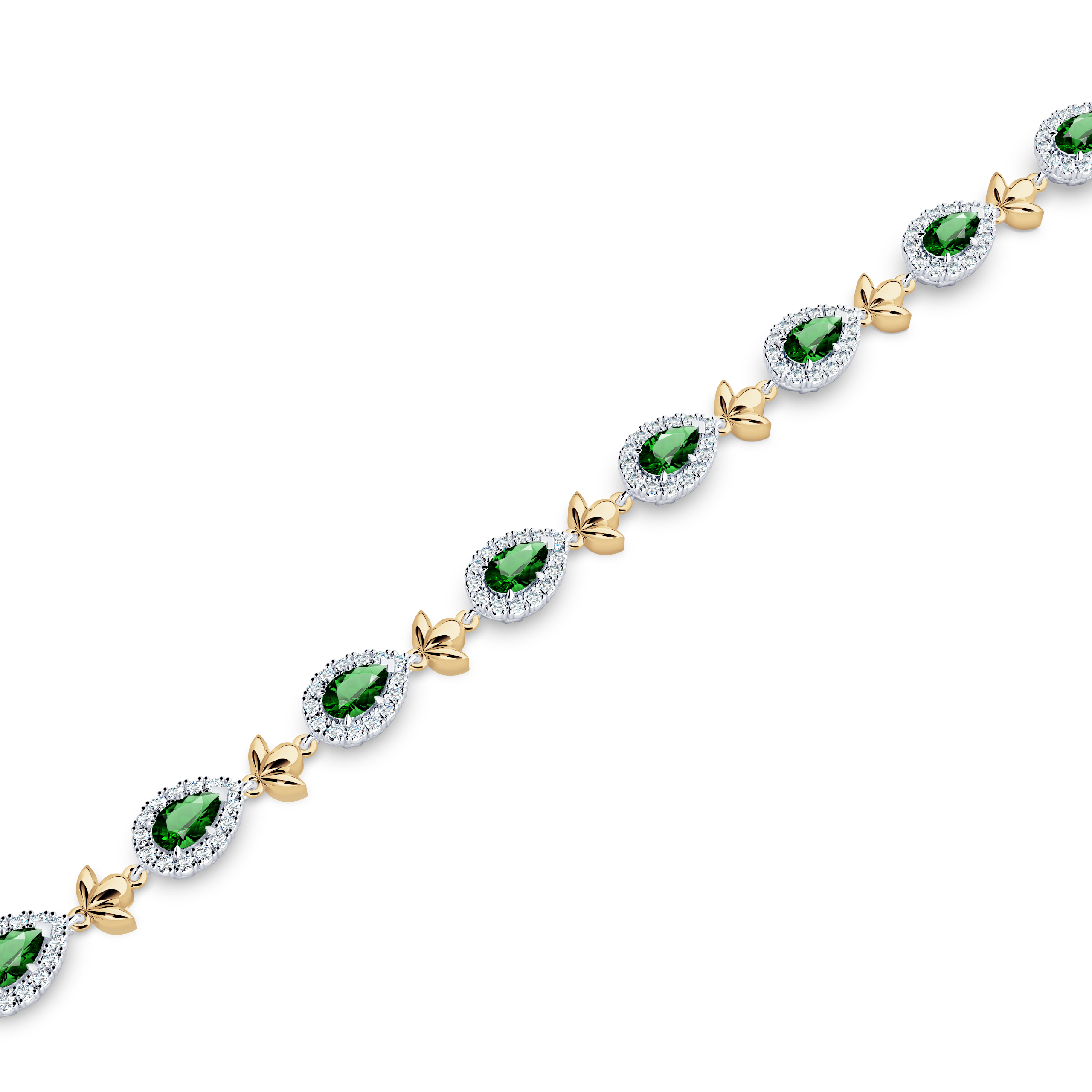 Emerald Garland Bracelet