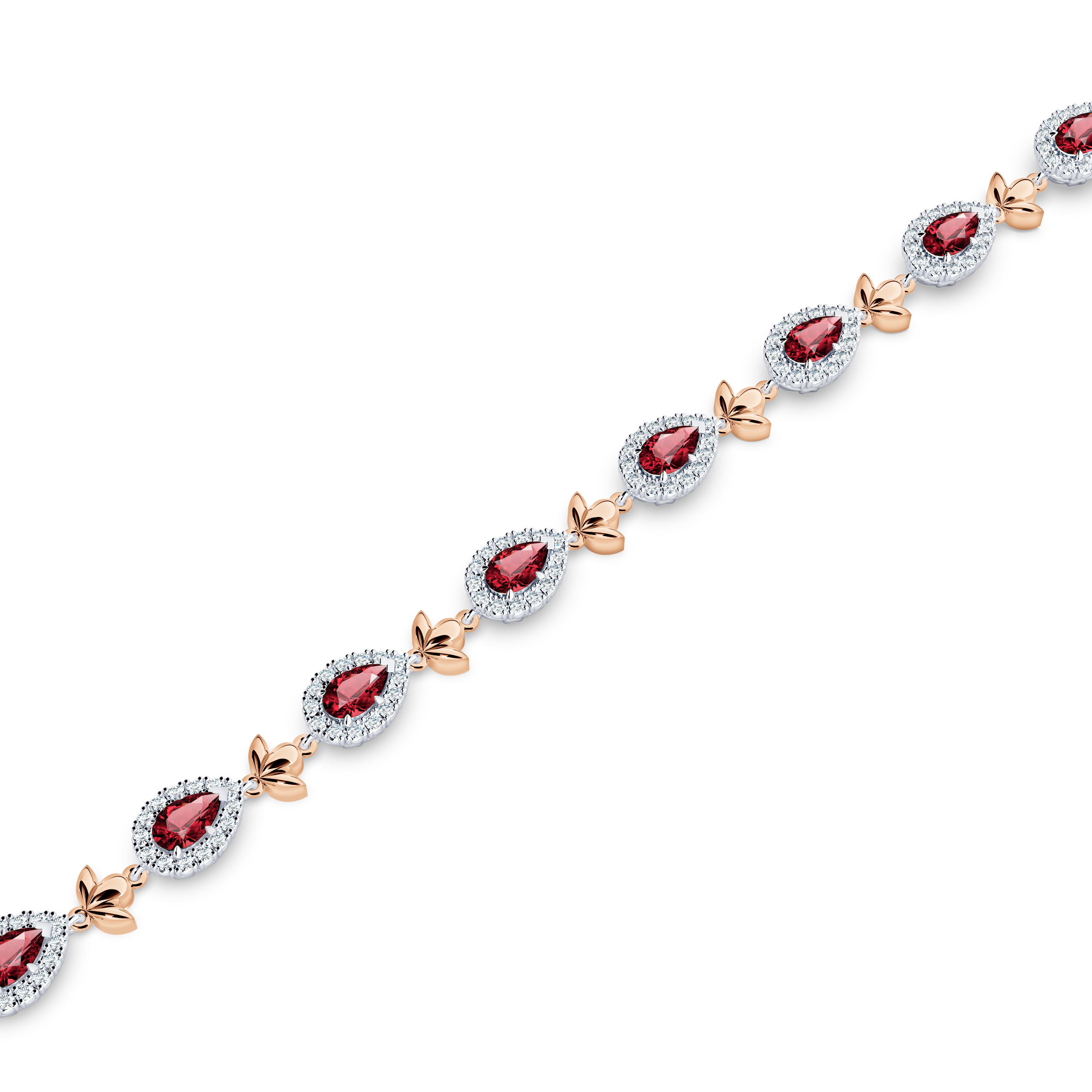 Ruby Garland Bracelet