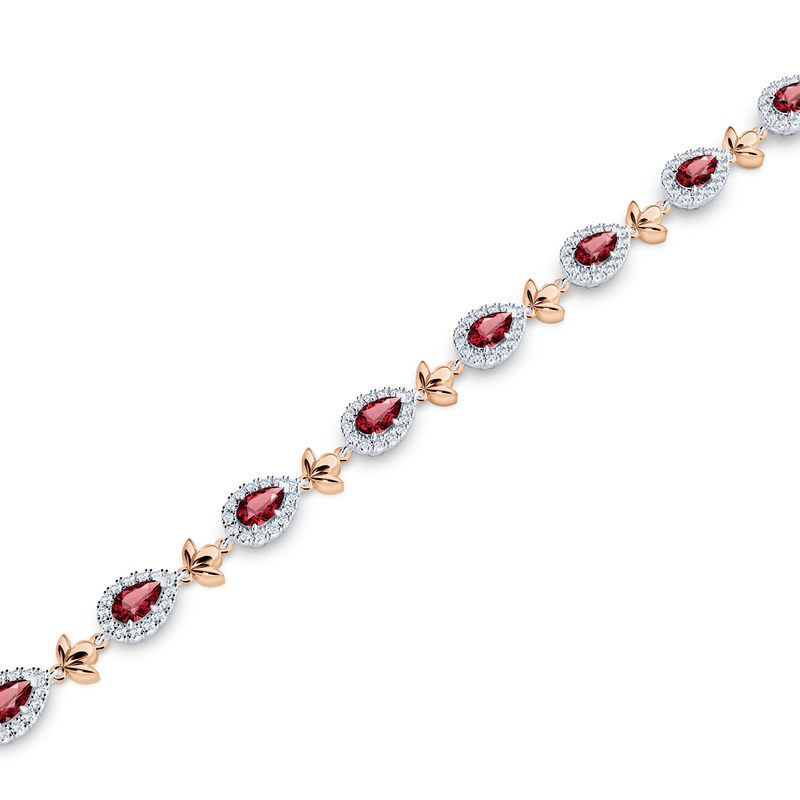 Ruby Garland Bracelet