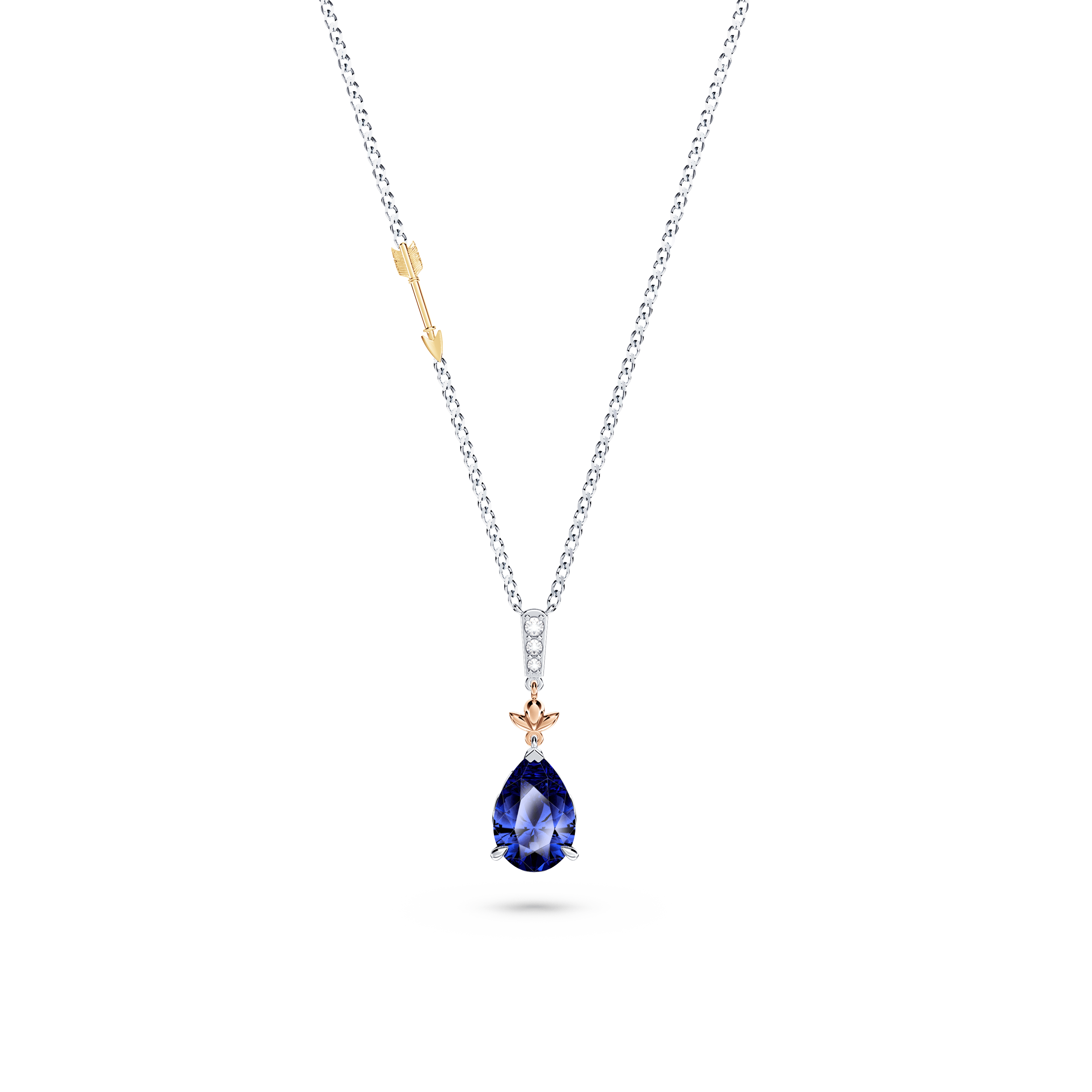 Royal Tanzanite and Diamond Necklace