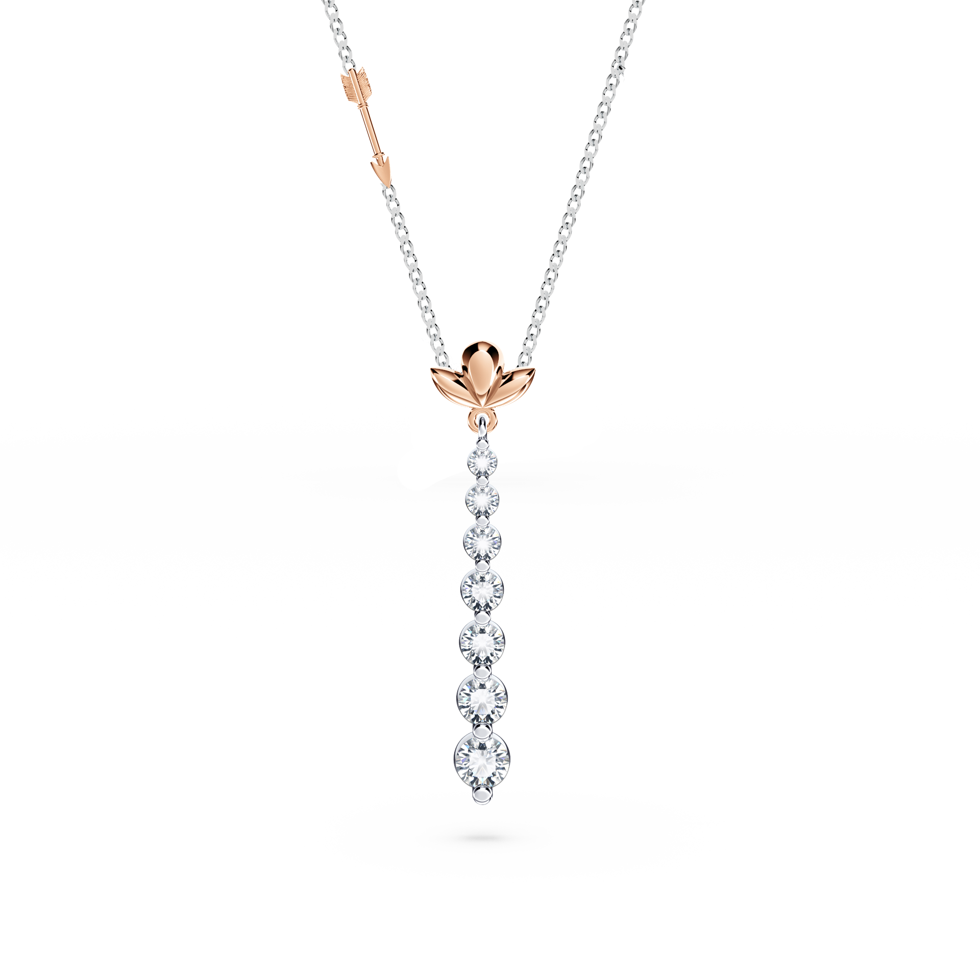 Journey Diamond Drop Necklace - Large