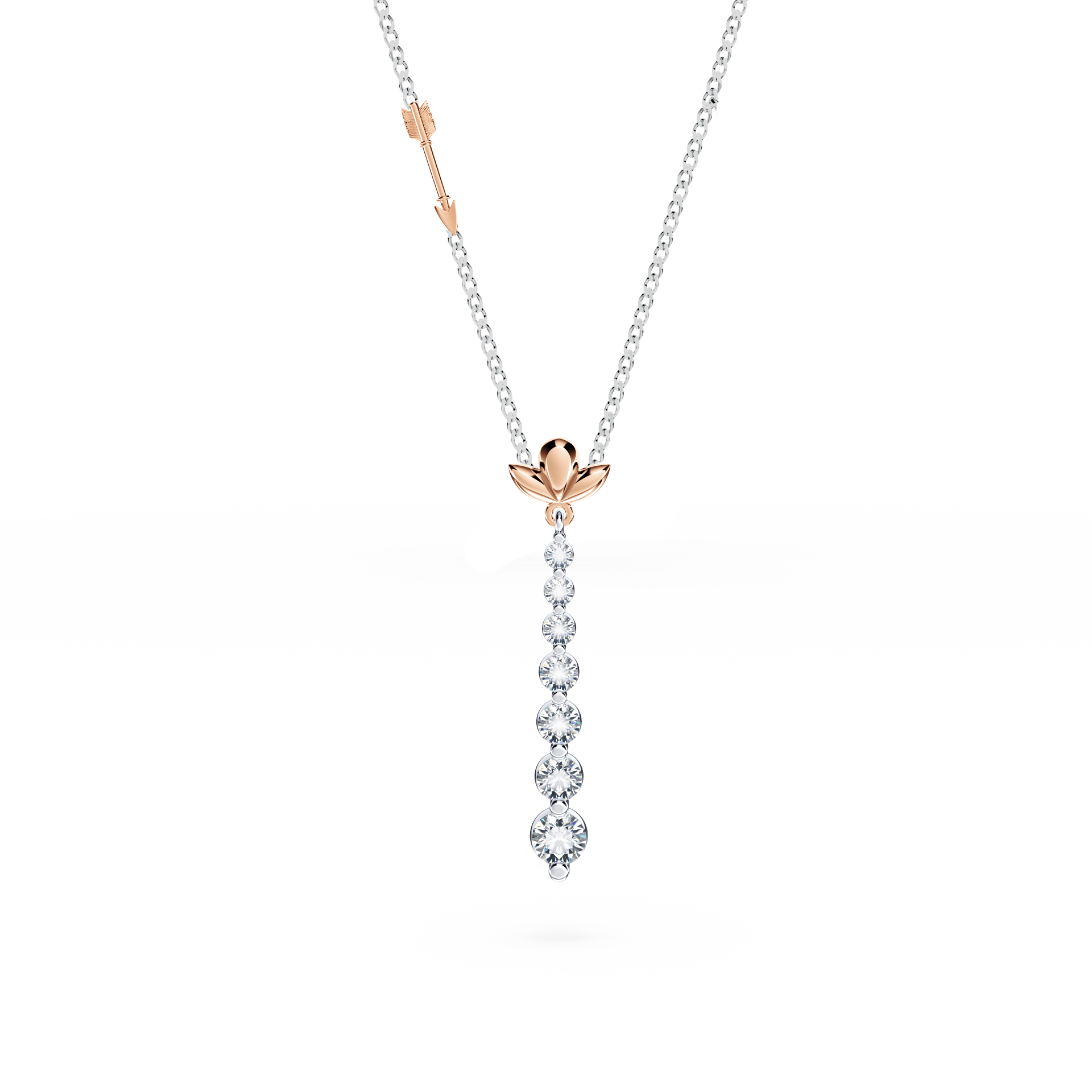Journey Diamond Drop Necklace - Medium