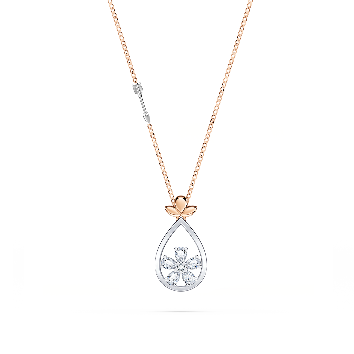 He Loves Me Full Diamond Necklace