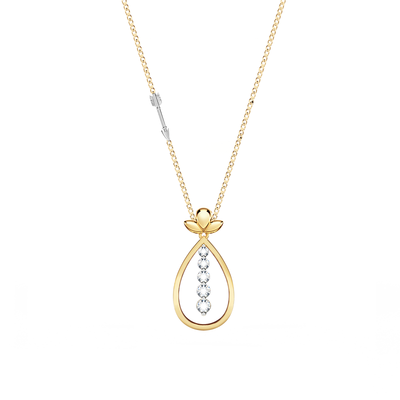 Angel Art Journey Diamond Necklace - Small