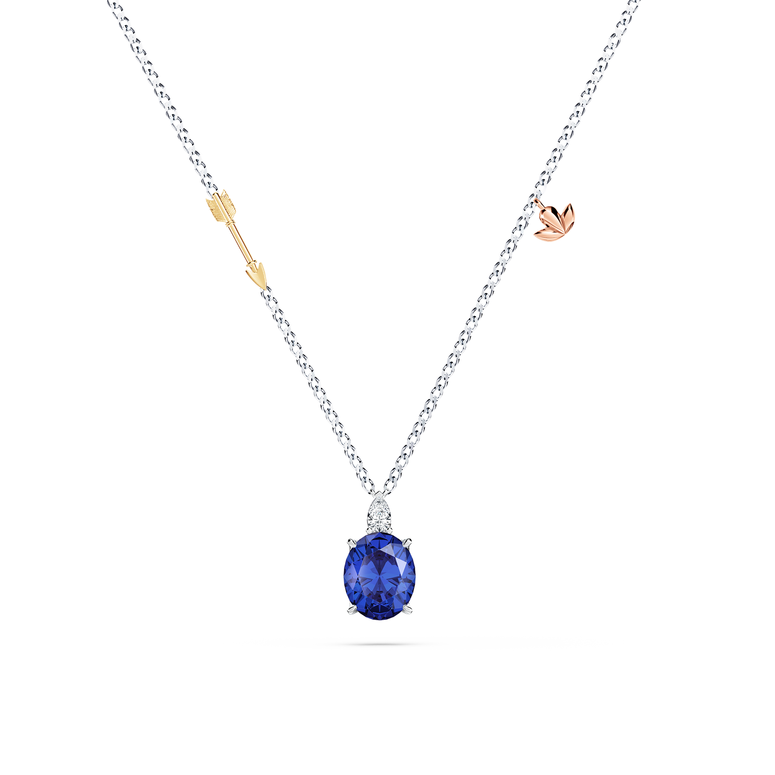 Today and Forever Royal Tanzanite and Diamond Necklace