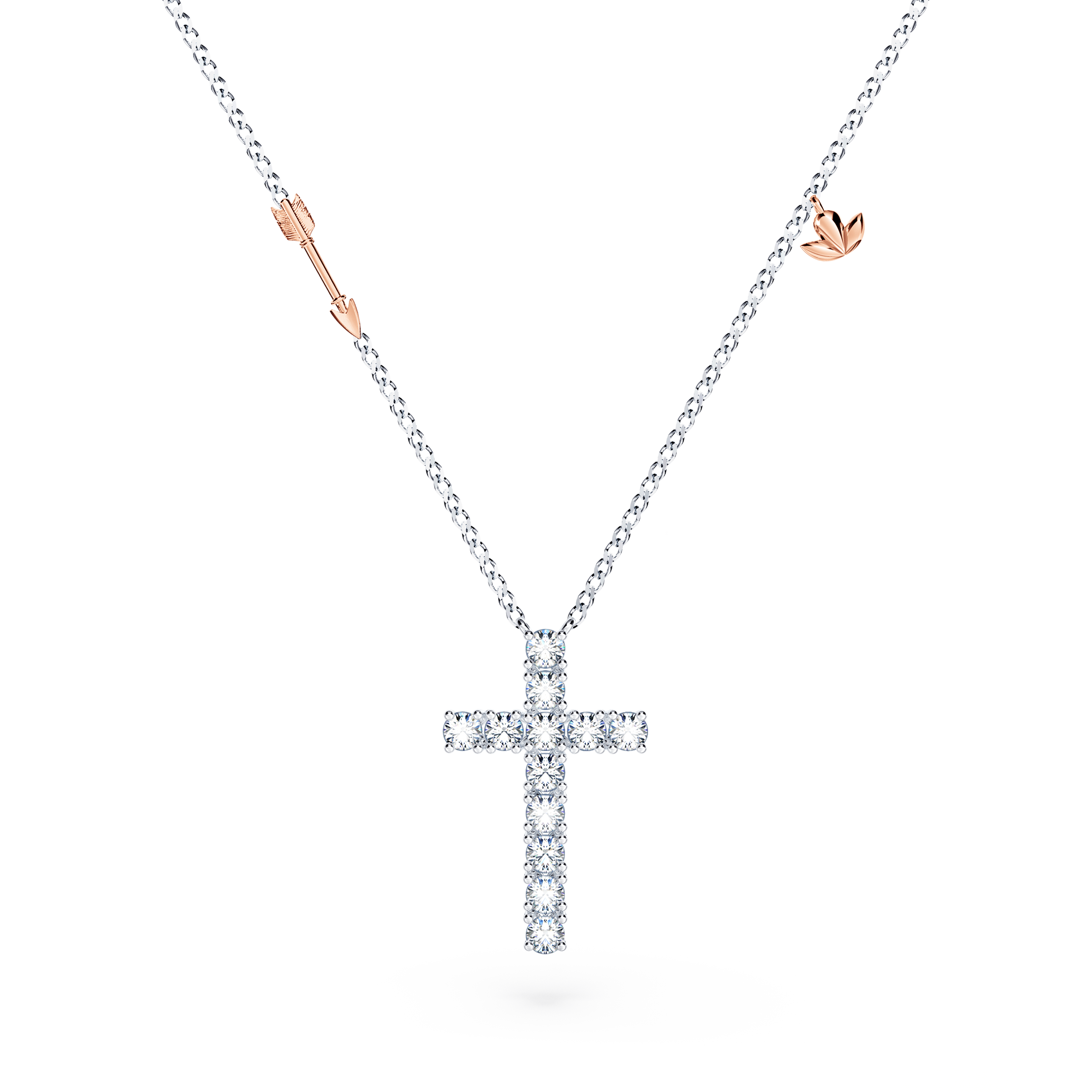 Cross Diamond Necklace - Grand