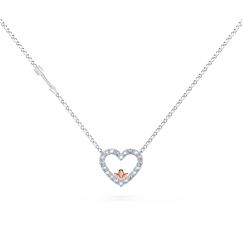 Heart Diamond Necklace - Large