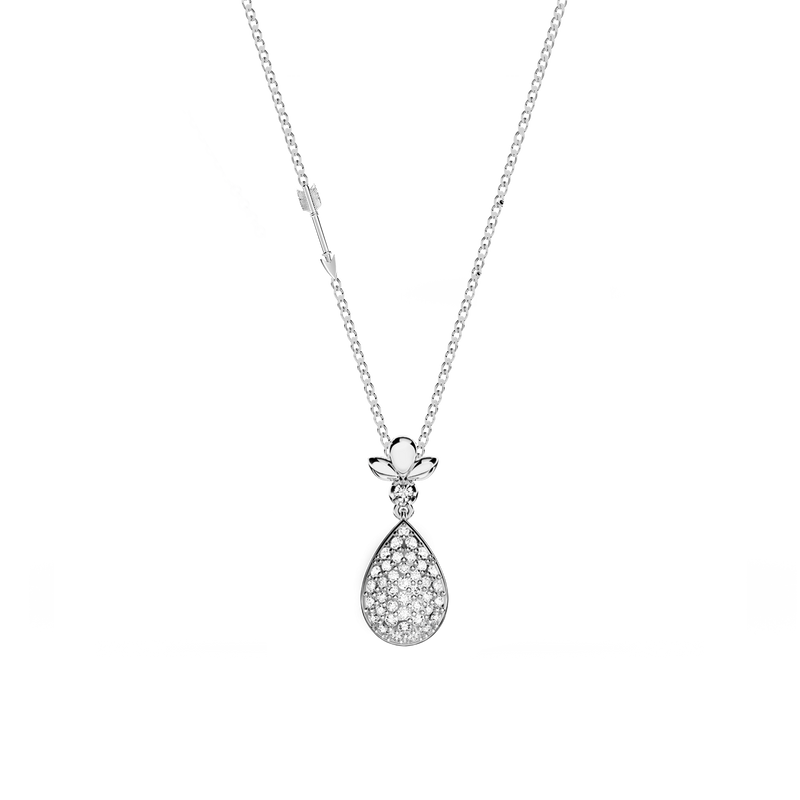 Original Angel Diamond Pavé Necklace