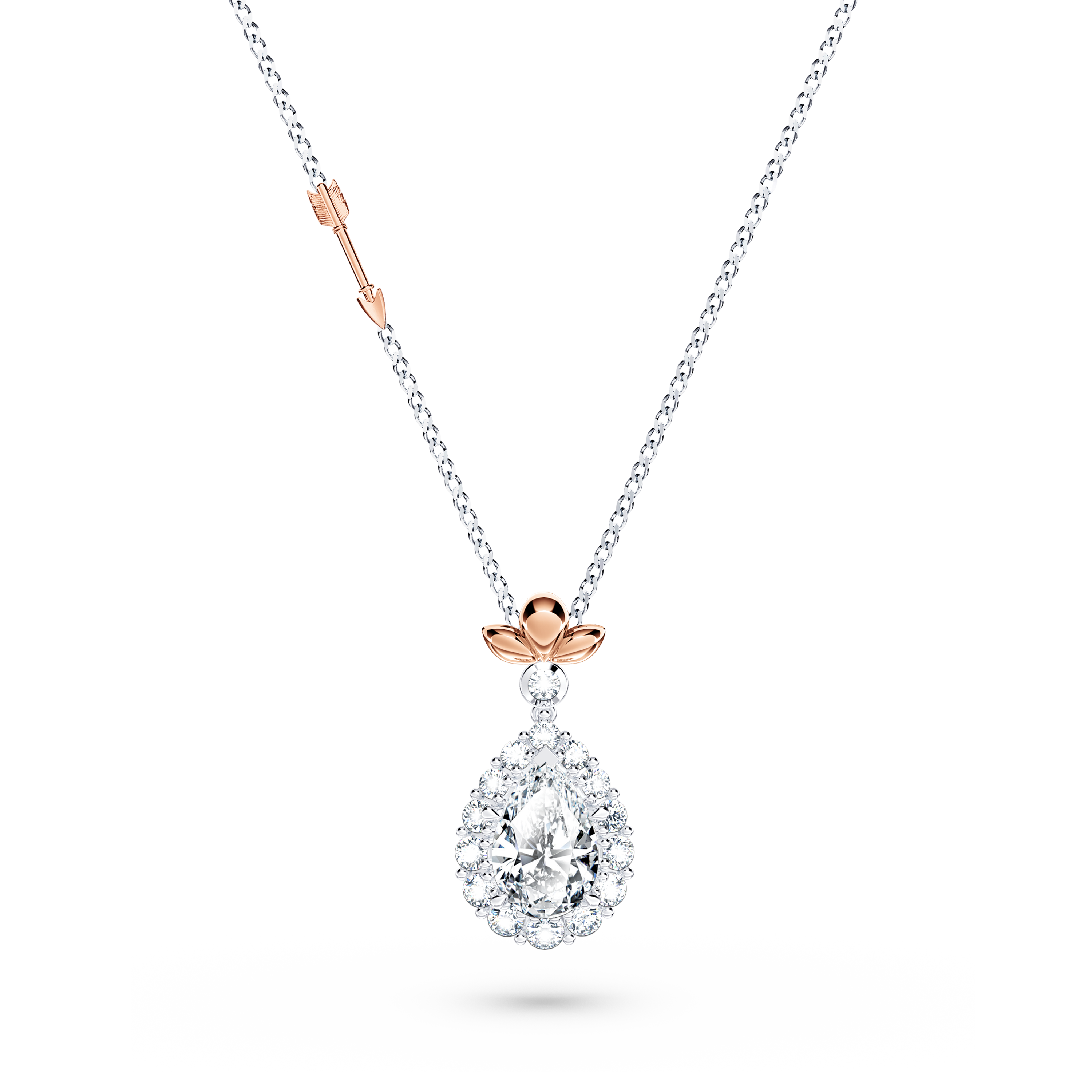 Original Angel Halo Diamond Necklace - Medium