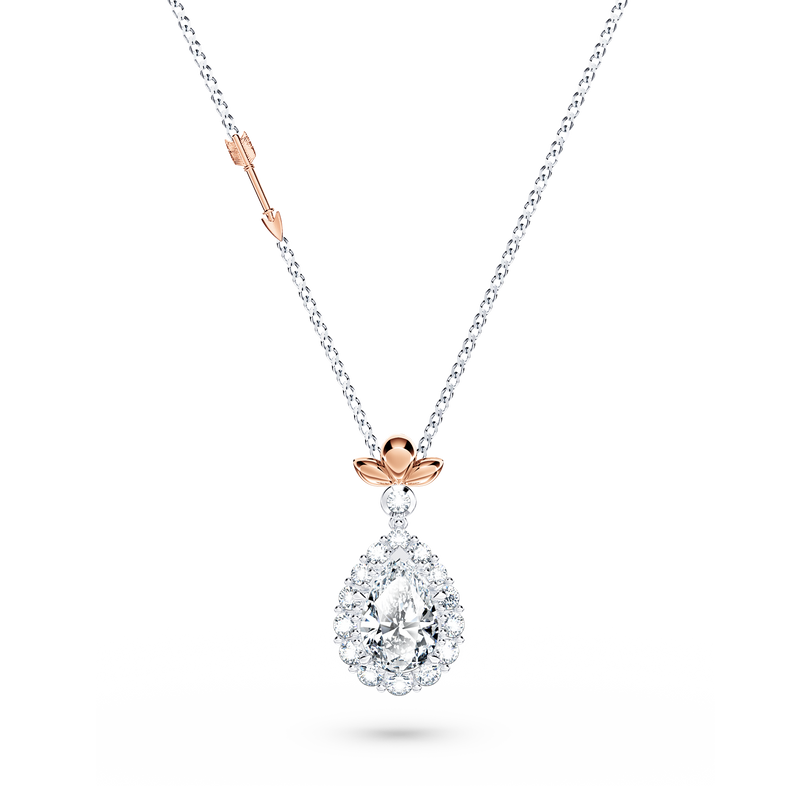 Original Angel Halo Diamond Necklace - Medium