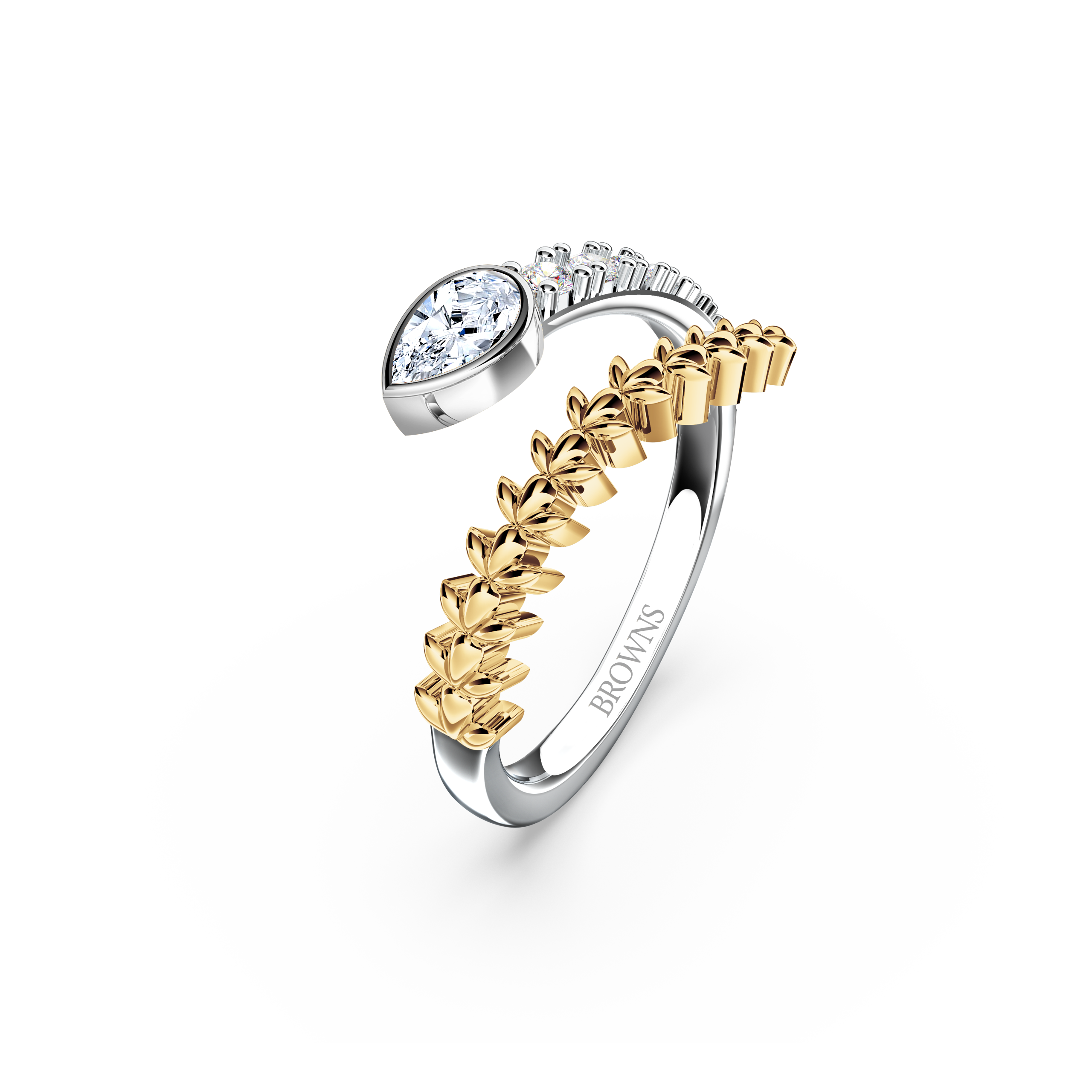 Diamond Slither Ring