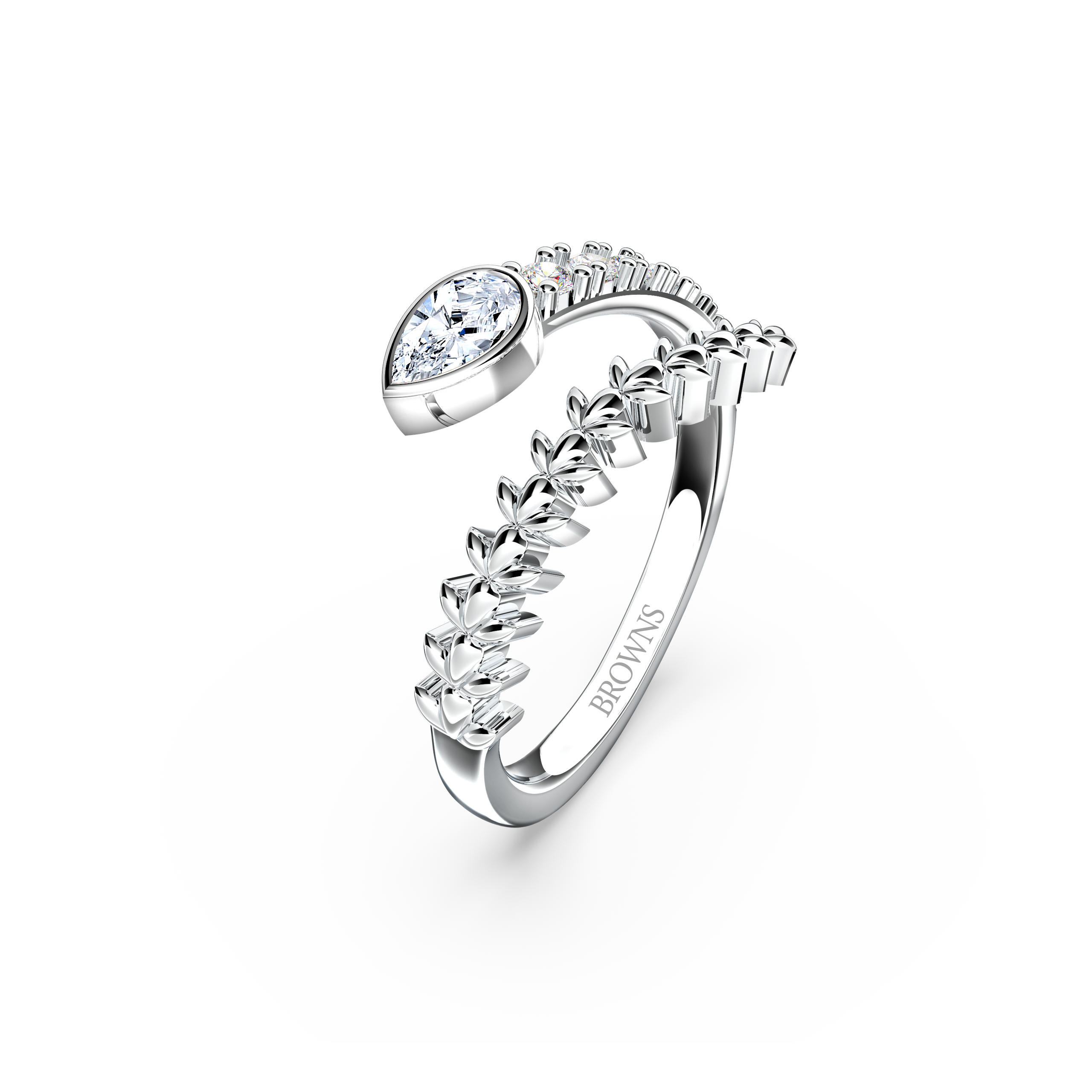 Diamond Slither Ring