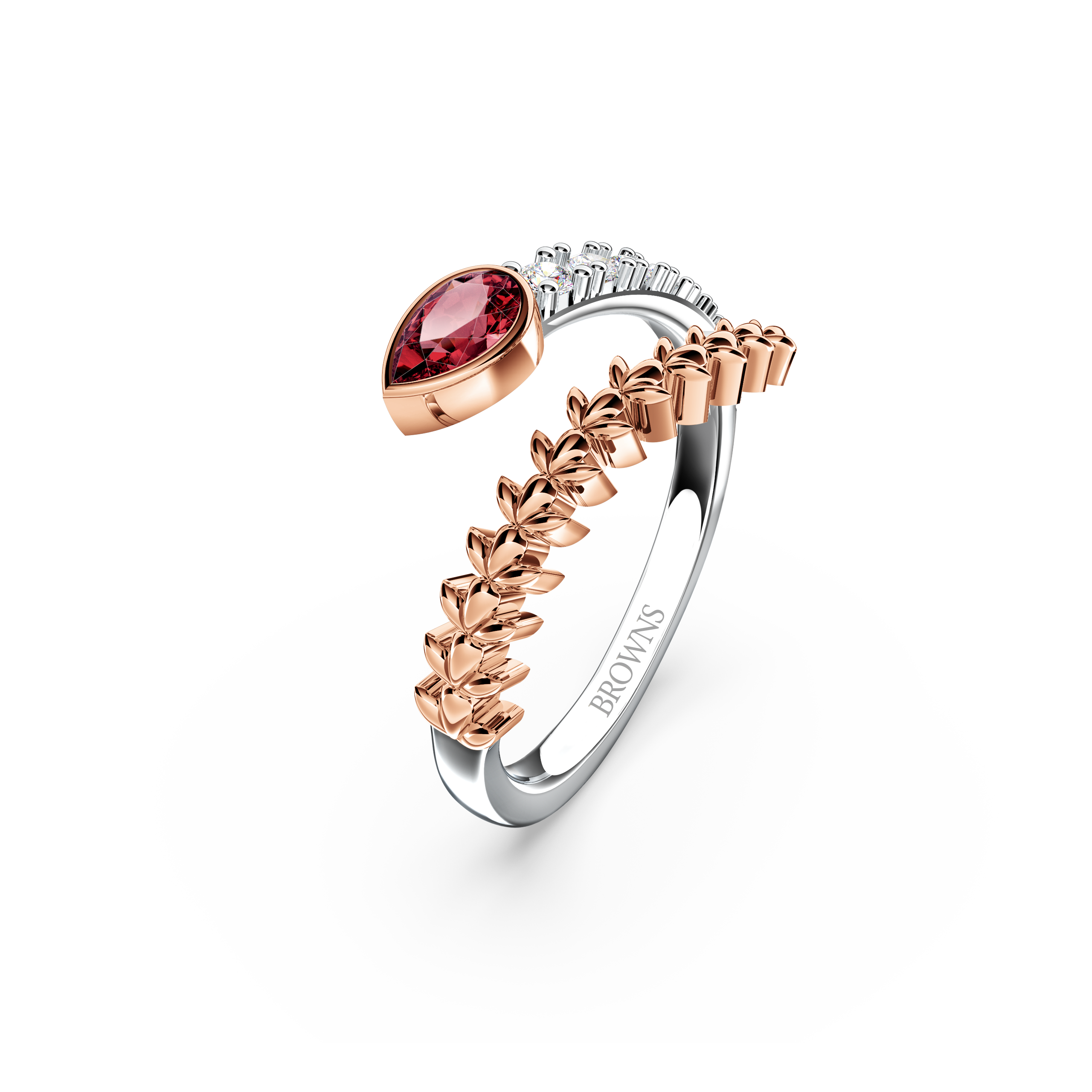 Ruby Slither Ring