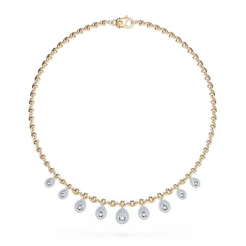 Classic Peacock Diamond Necklace - Large