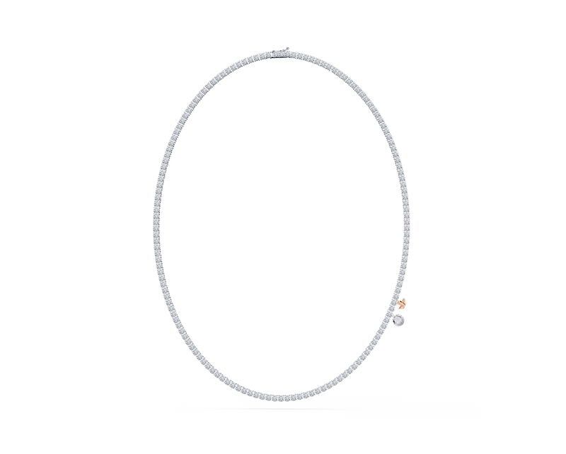 Diamond Tennis Necklace - Large