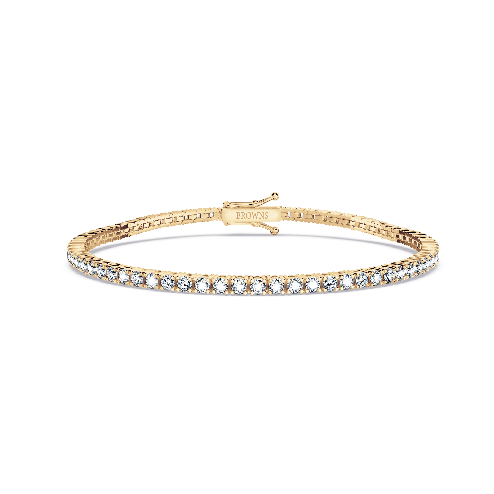 Browns Diamond Tennis Bracelet - Petite