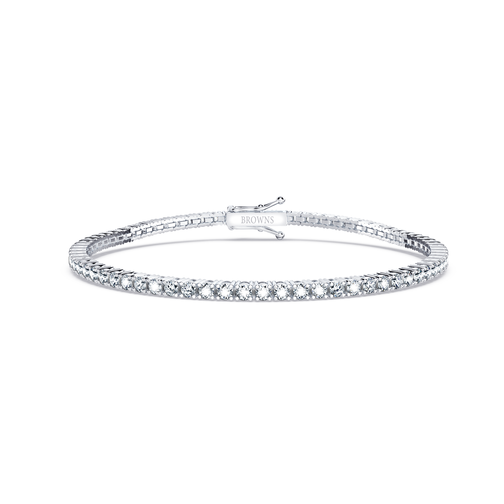 Browns Diamond Tennis Bracelet - Petite