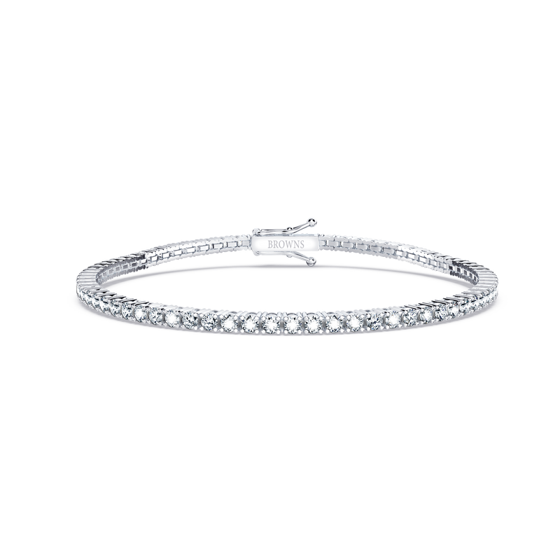 Browns Diamond Tennis Bracelet - Petite